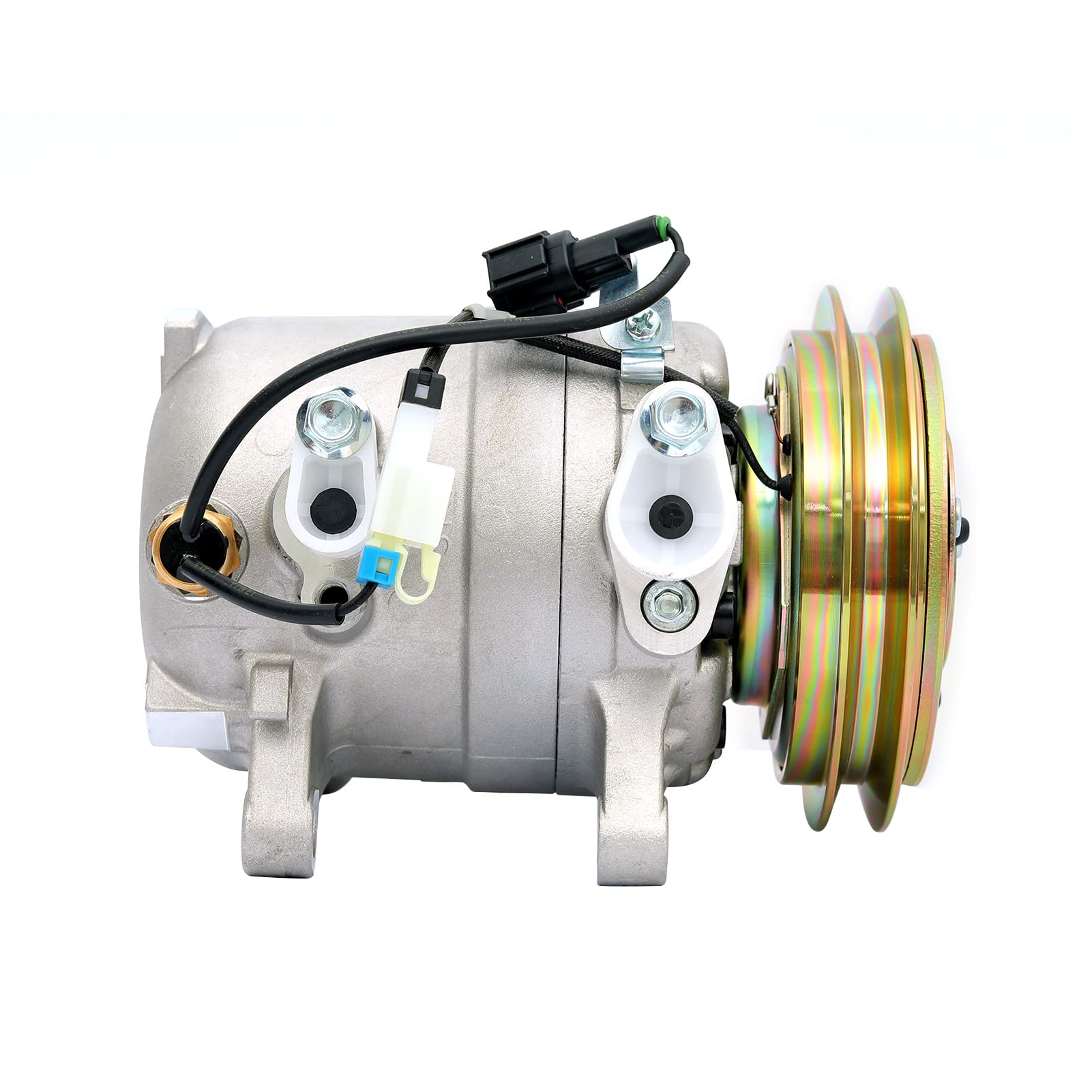 Compresor De Aire A-Premium A/C Compressor With Clutch For Nissan Frontier/Xterra 3.3L (1999-2004) – DKV14C Style, 4 Grooves Nissan Frontier Accessories