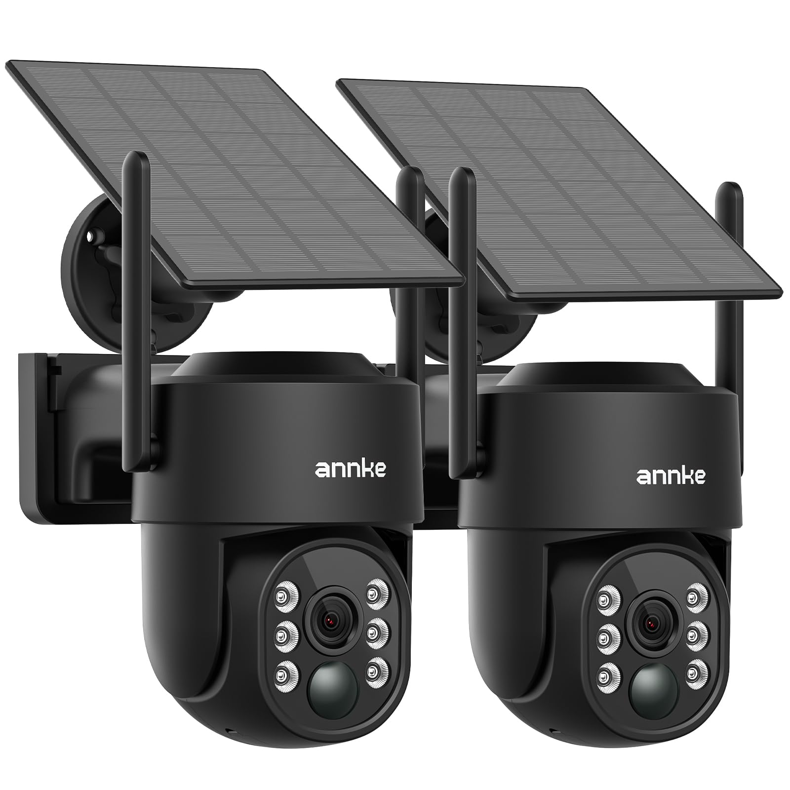 ANNKE 2.5K 4MP Camera Surveillance WiFi Exterieure sans Fil Solaire 2 Packs