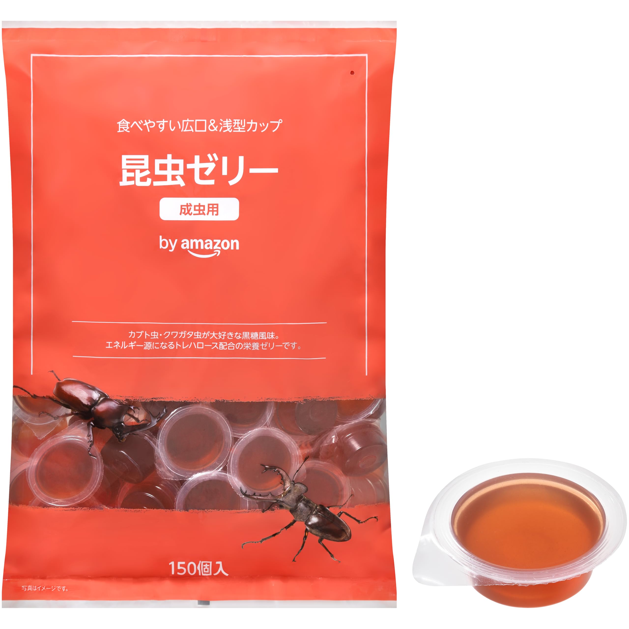 by Amazon 昆虫ゼリー 成虫用 16g×150個入