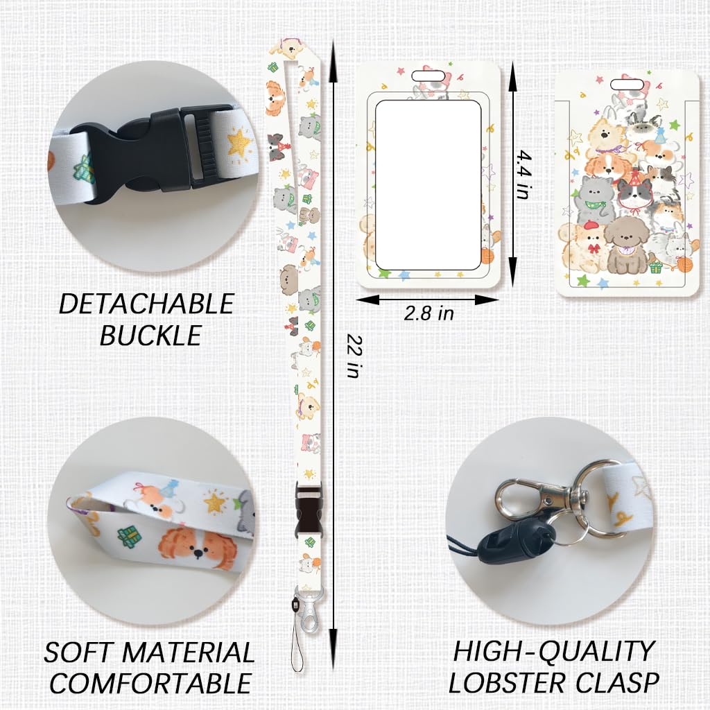 Retractable Badge Lanyard with Card Holder - Image 2