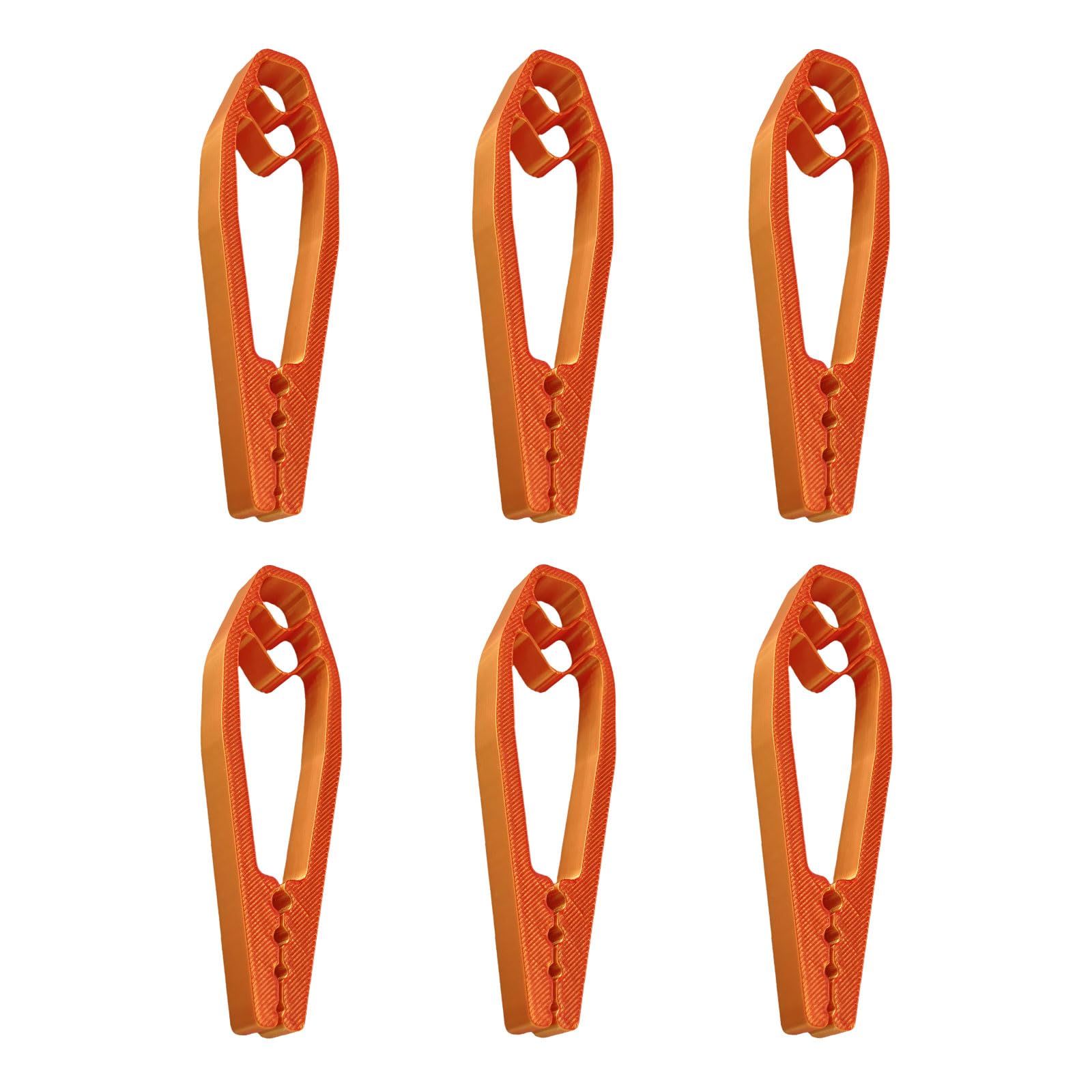 Fgdtree Red Gold Gradient Ergonomic Nails Positioning Holder 6Pcs Ideal For Professional Woodworkers And Hobbyists Unguis Placement Set