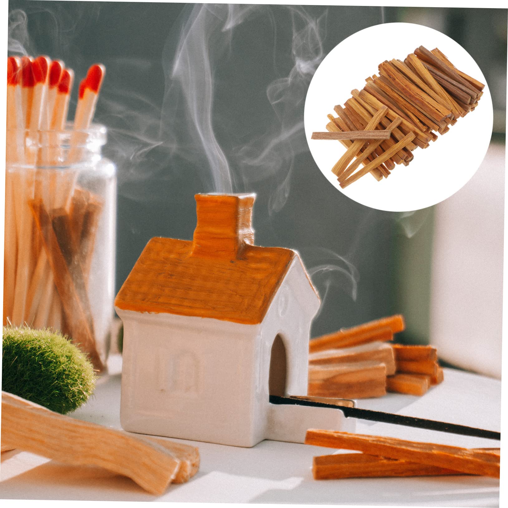 Cabilock Incenso Naturale Aroma Rilassante di Legno di Sandalo Bastoncini 250g in 1 Sacchetto per Meditazione e Pratiche Spirituali