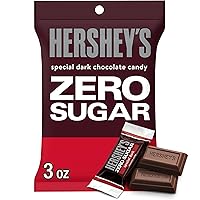 Vista 1 de HERSHEY'S Special Dark Zero Sugar - Bolsa de caramelo de chocolate, 3 onzas