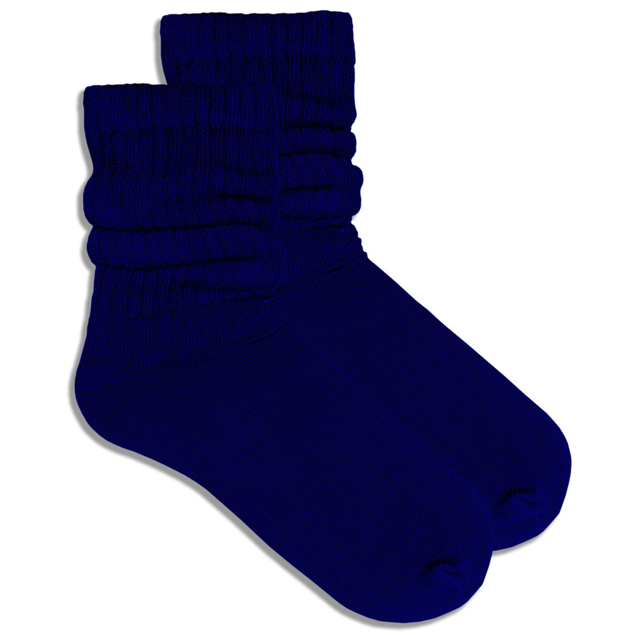 COUVER Women Cotton Scrunched Slouch Socks | 90% cotton 5% polyester 5% elastic, scrunched slouch socks, adjustable crew to knee high, retro dance, size 6 to 11