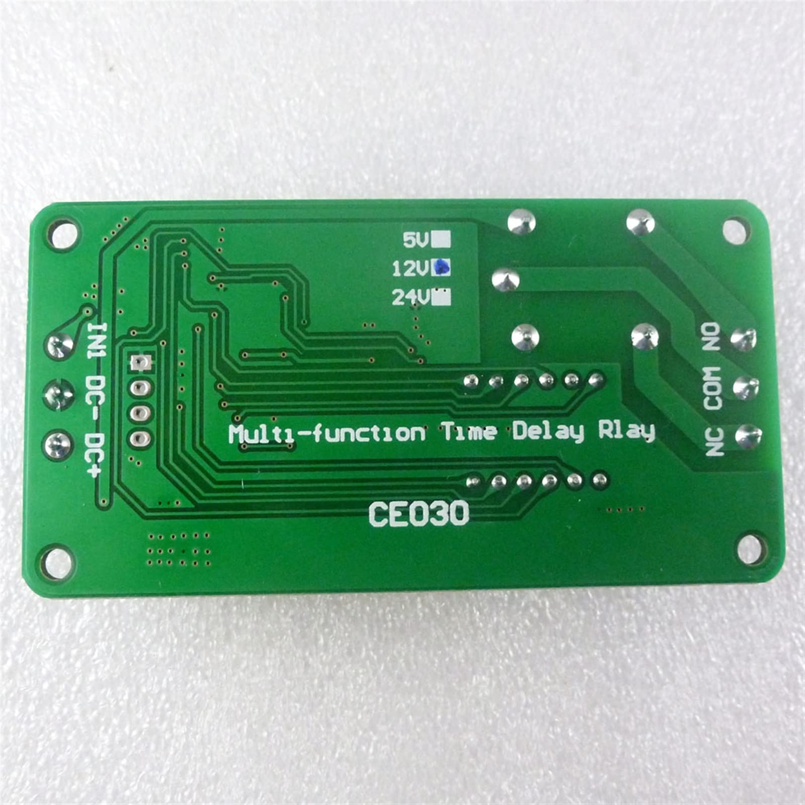 DC 5V 12V 24V Multifunzione Relè di Ritardo Tempo Interruttore Accendere/Spegnere il Modulo PLC Parti di ricambio (Size : 12V)