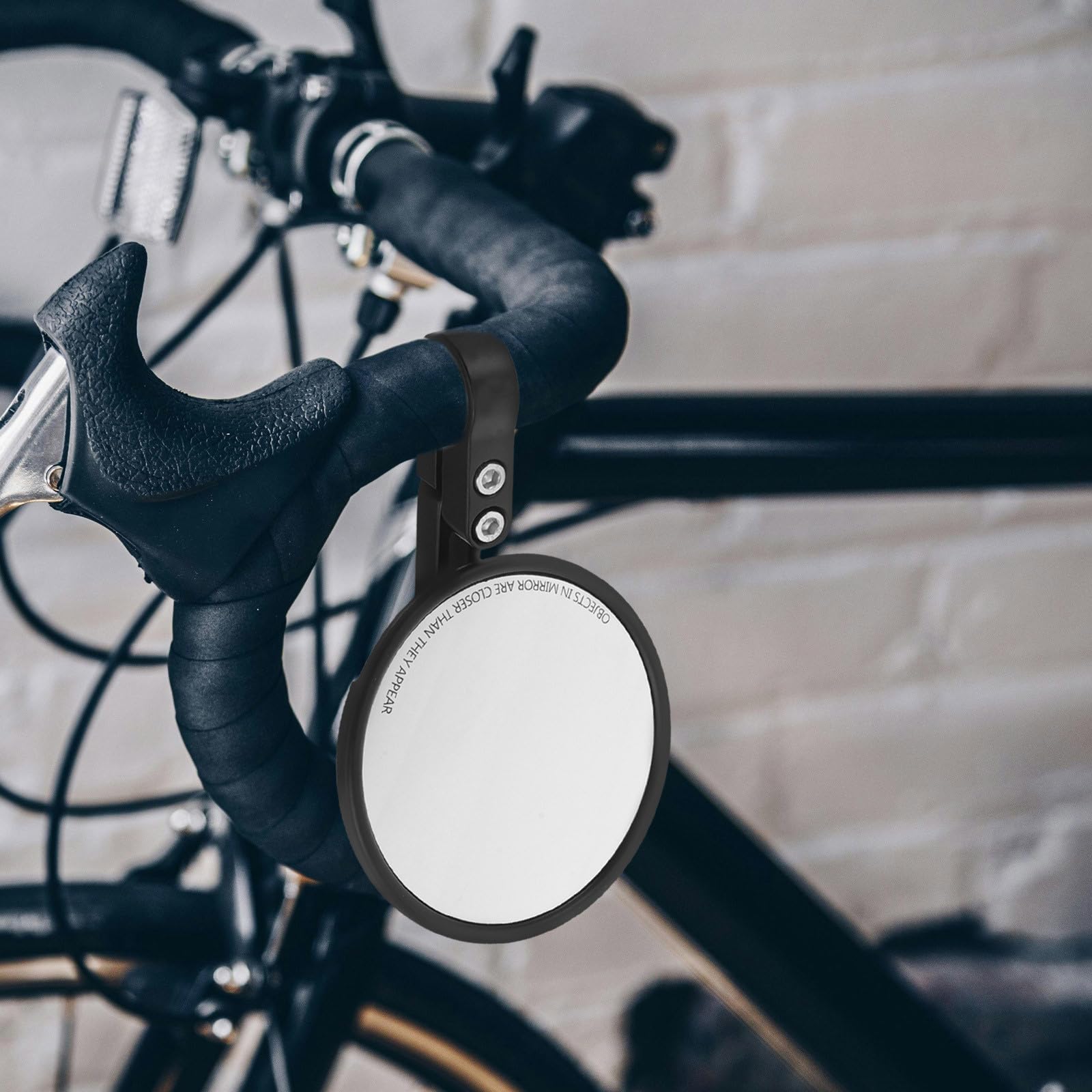 Rétroviseurs de Vélo pour Guidon 2 Pièces, Réglables et Pivotants, en Plastique et Verre, Légers et Sûrs, Adaptés pour Guidon de 22-24mm, pour Vtt