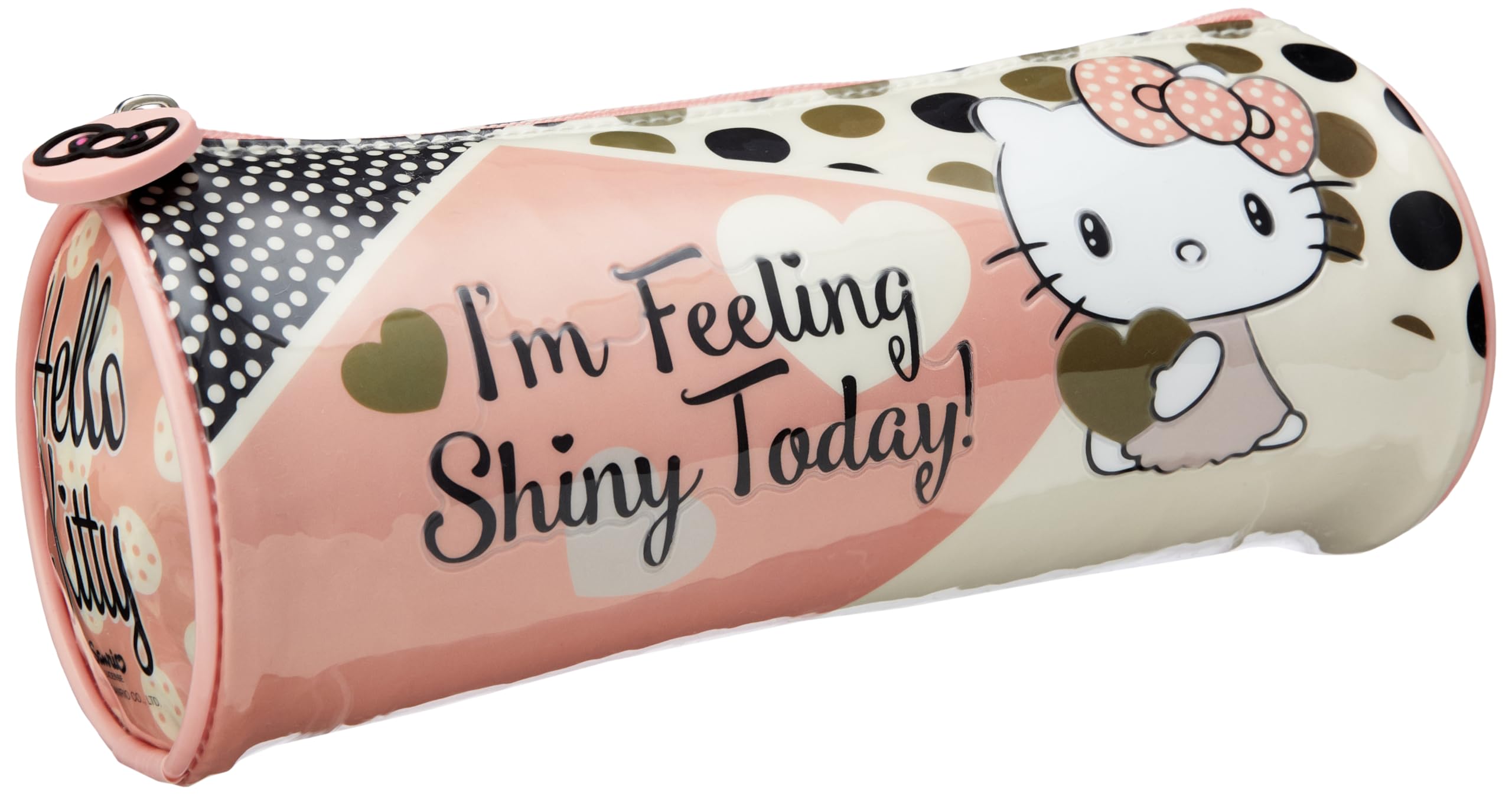 Hello Kitty Pencil Case – Pink Round Design, Kids & Girls Stationery Pouch-image-19