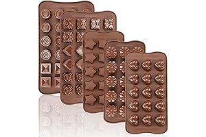 JOERSH 5PCS 93-Cavity Silicone Chocolate Molds