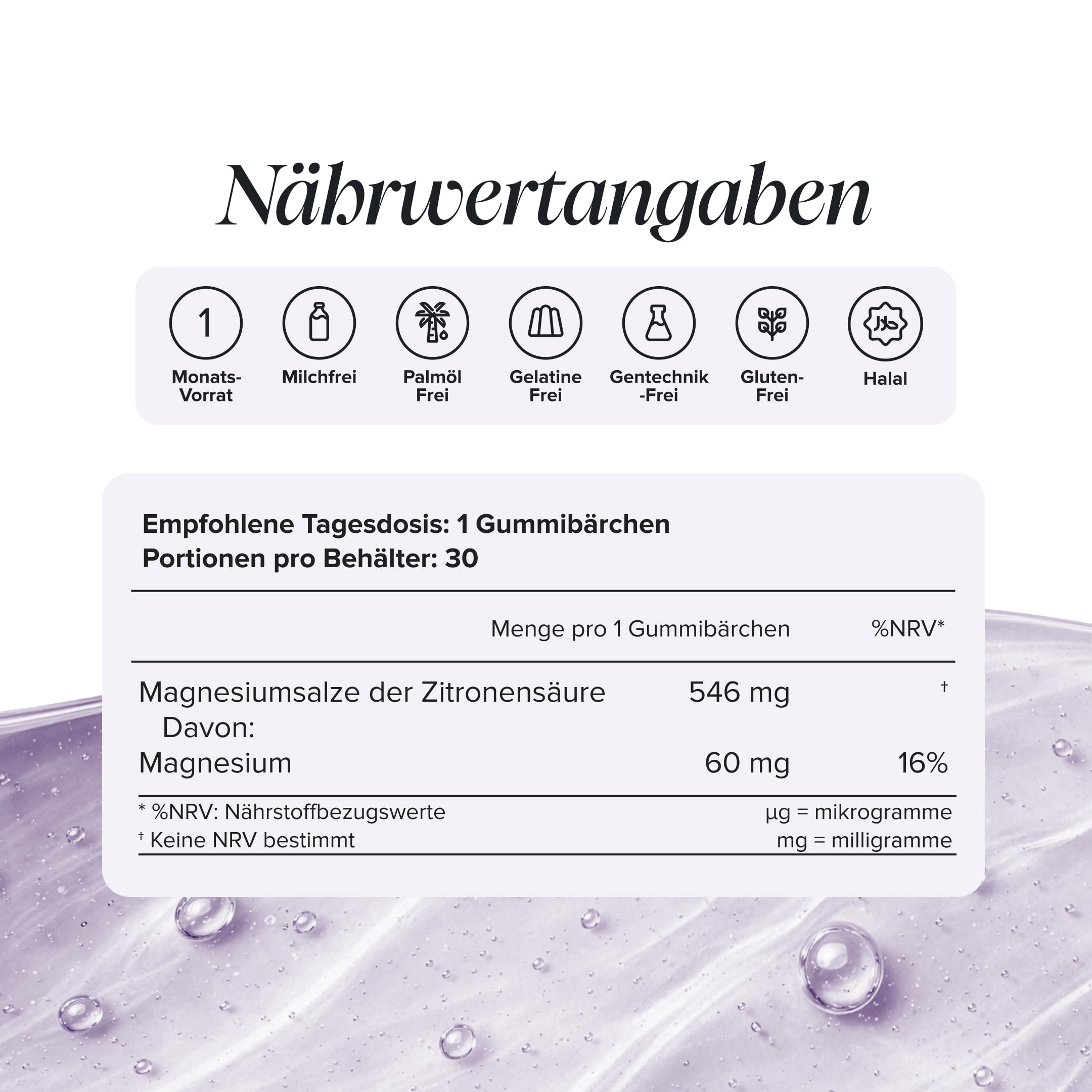 Magnesium Kinder | 30 Gummibärchen | 546 mg Magnesium Citrate | Novomins – Ansicht 4
