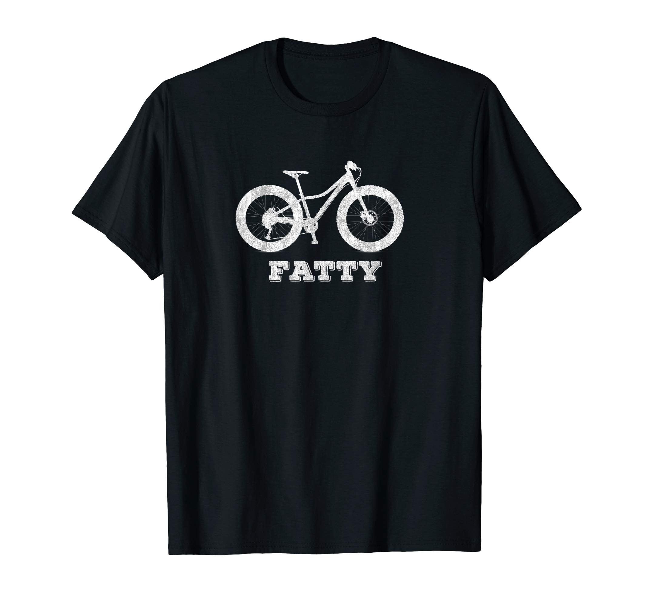 Fatty's Fat Bike Tee ShirtsDistressed FATTY Fat Bike Shirt for Fat Tire Bike Fans T-Shirt