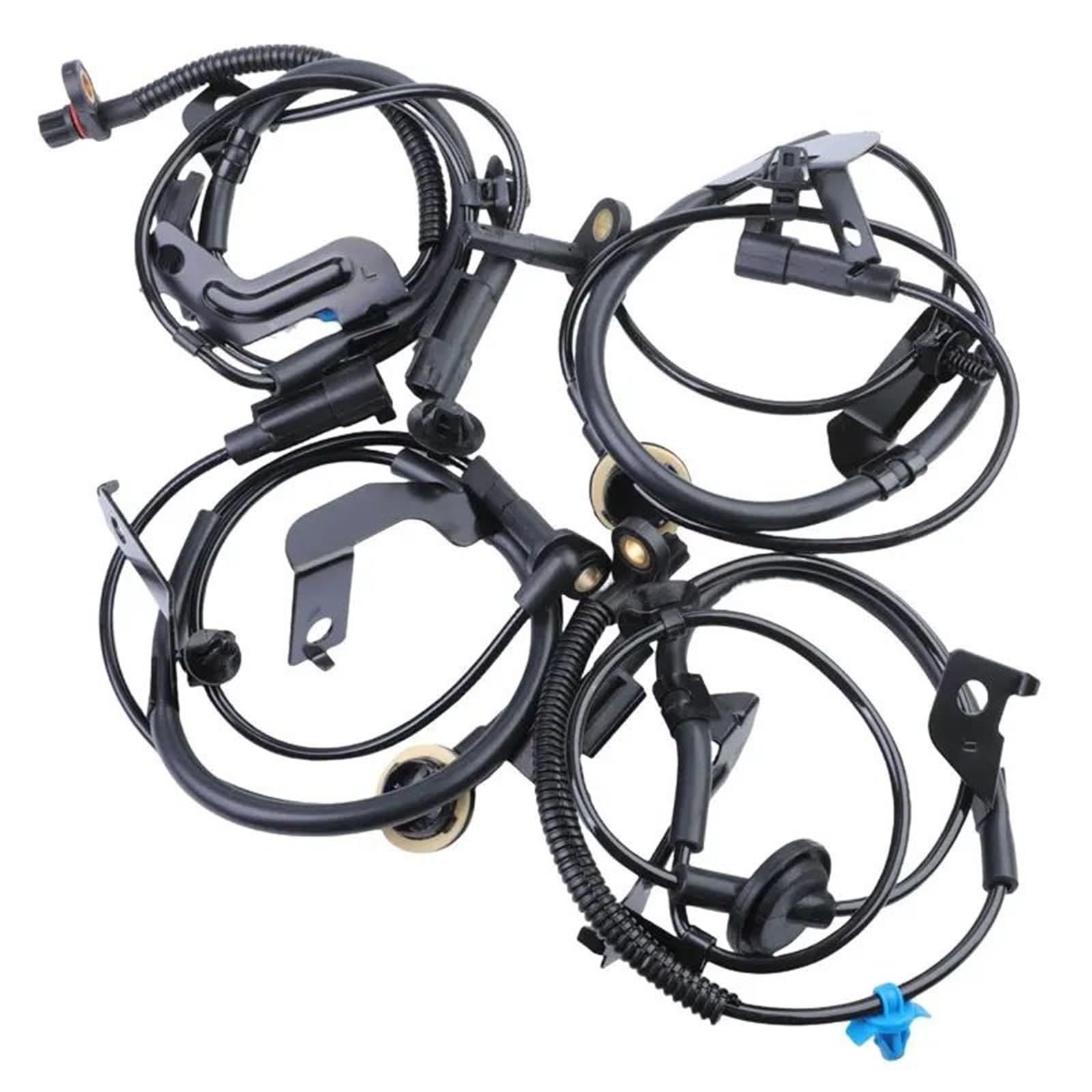 para Compass para Patriot 2007-2014 Delantero Trasero Izquierdo Derecho Sensor de Velocidad de Rueda ABS 5105572AA 5105573AA 5105062AA 5105063AC Sensor de Rueda ABS (4 Piezas)