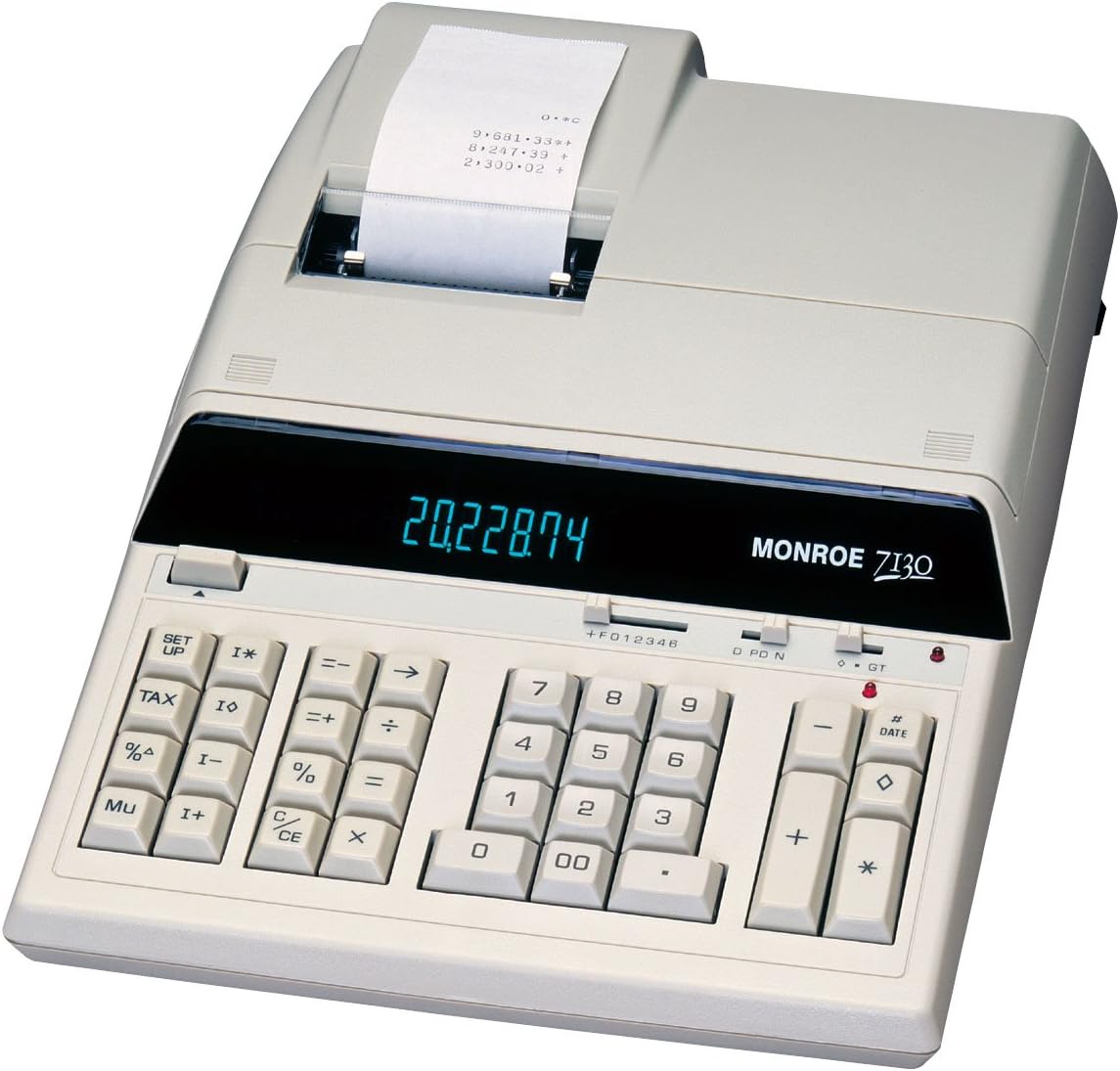 Monroe MNE8130 12 Dig Print/Monroe - Ivory