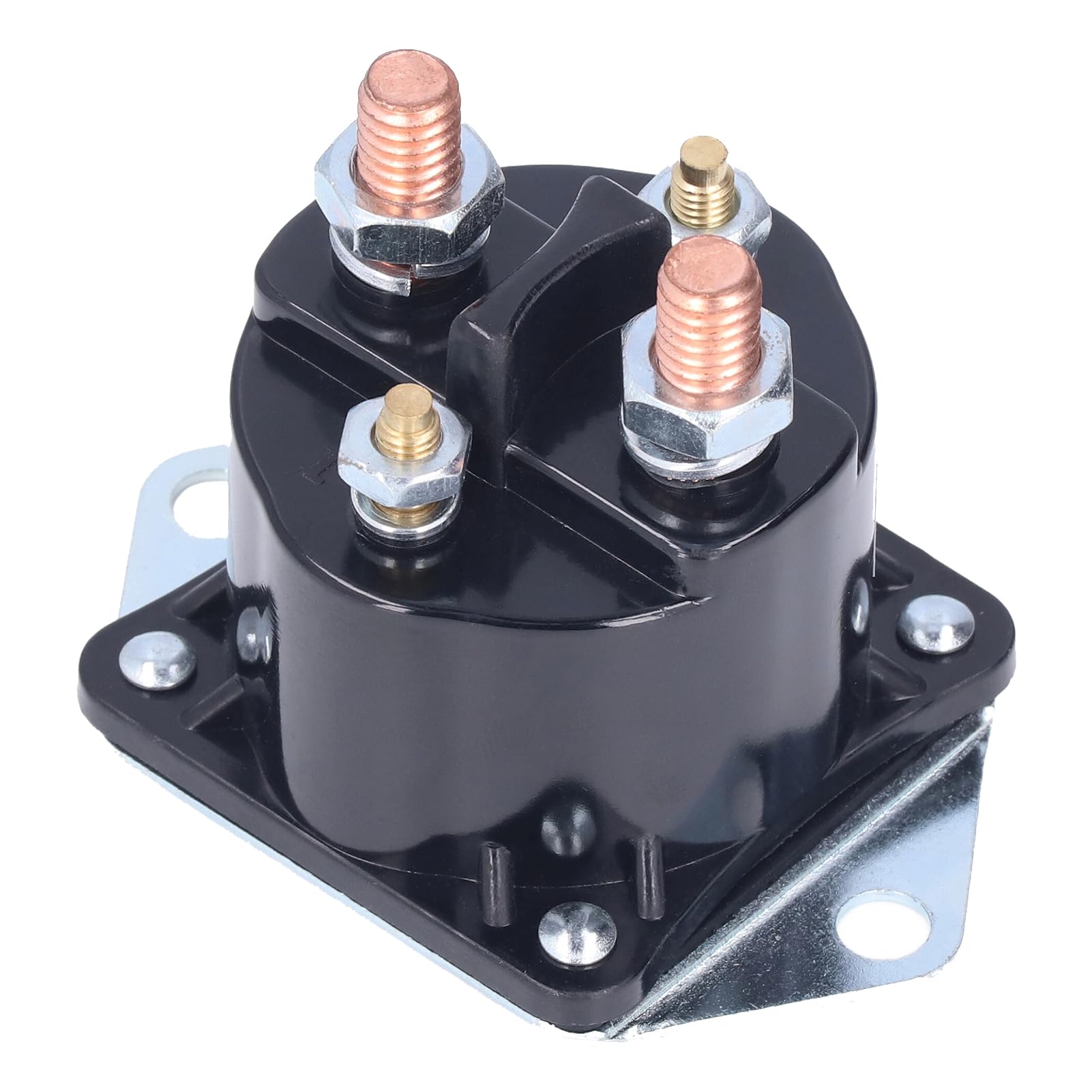 Keenso Club Car Starter Solenoide, 12V Club Car Contactor 4 Terminales Relé de Solenoide de Arranque 1013609 Reemplazo para Carryall Series 1992-1997, DS Series 1984-2007 Relés