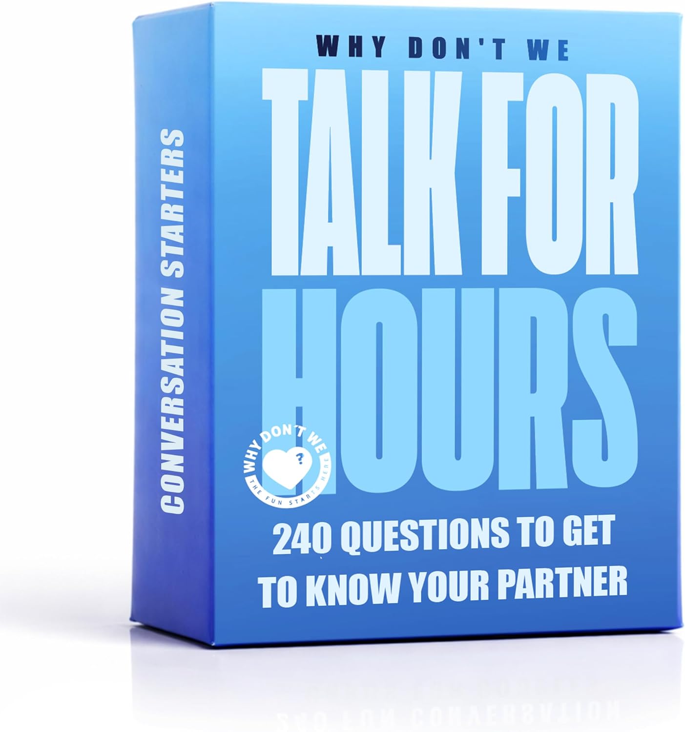 Why Don't We - 240 Conversation Starters for Couples - Get to Know Each Other Better. Fun Conversation Game for Couple, Card Games, Games for Date Night