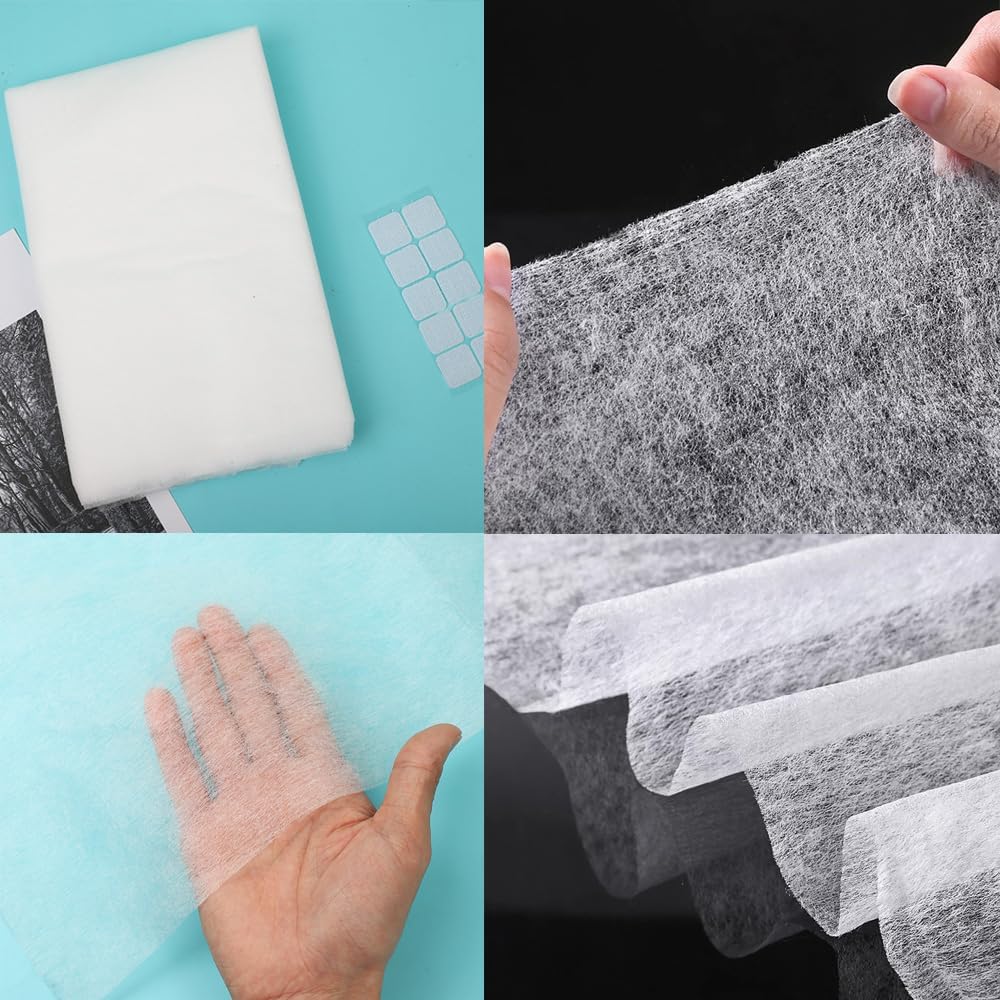 12 Sheet Range Hood Grease Filter Cover Disposable Non-Woven Fabric Range Hood Vent Secondary Filters Sticker Oil Absorbing Paper for Kitchen Range Hood Air Filter Mesh Charcoal Carbon Combo - Image 3