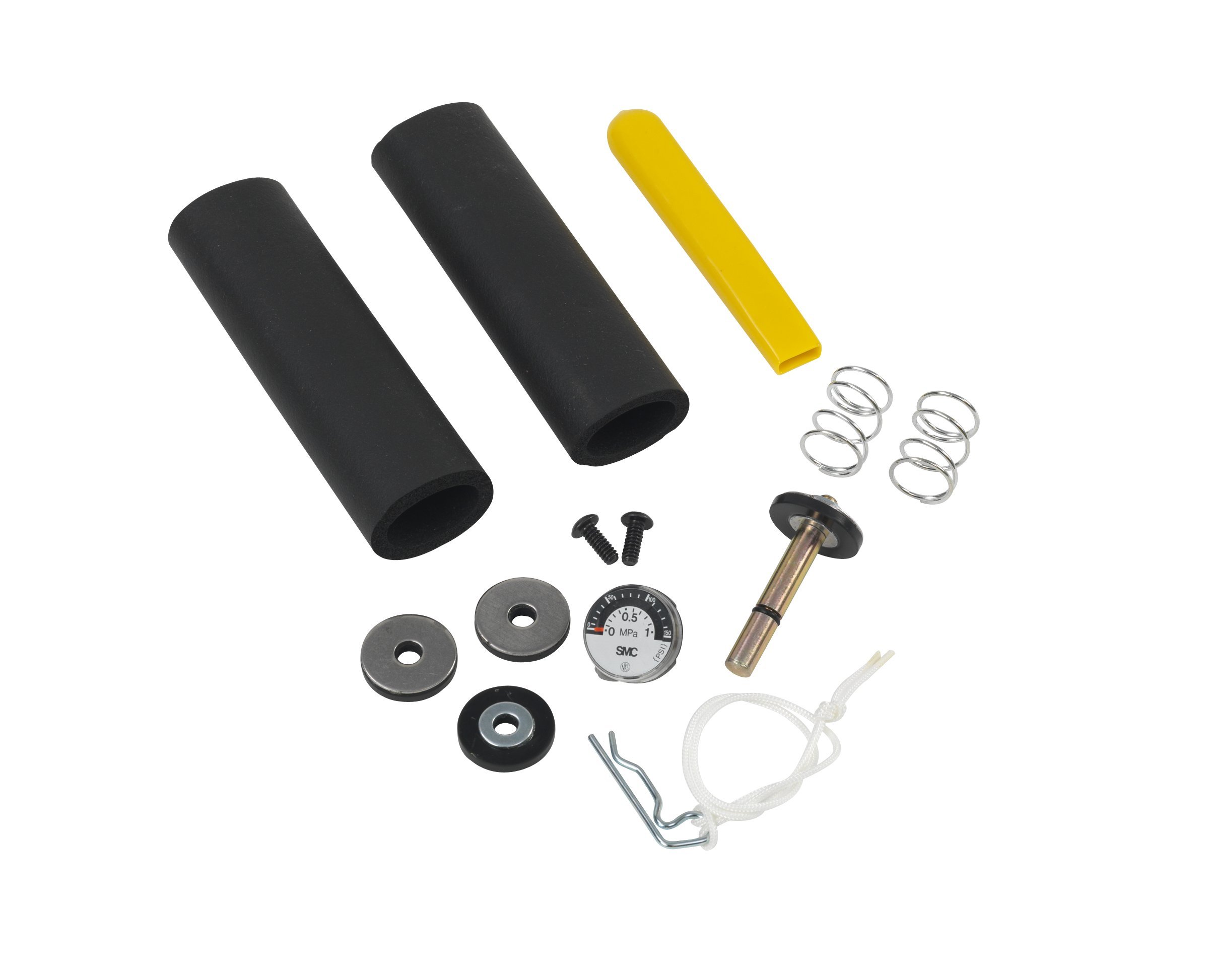 Air-Spade HT150 Handle Spare Parts Kit with 16-Inch NPT Pressure Gauge