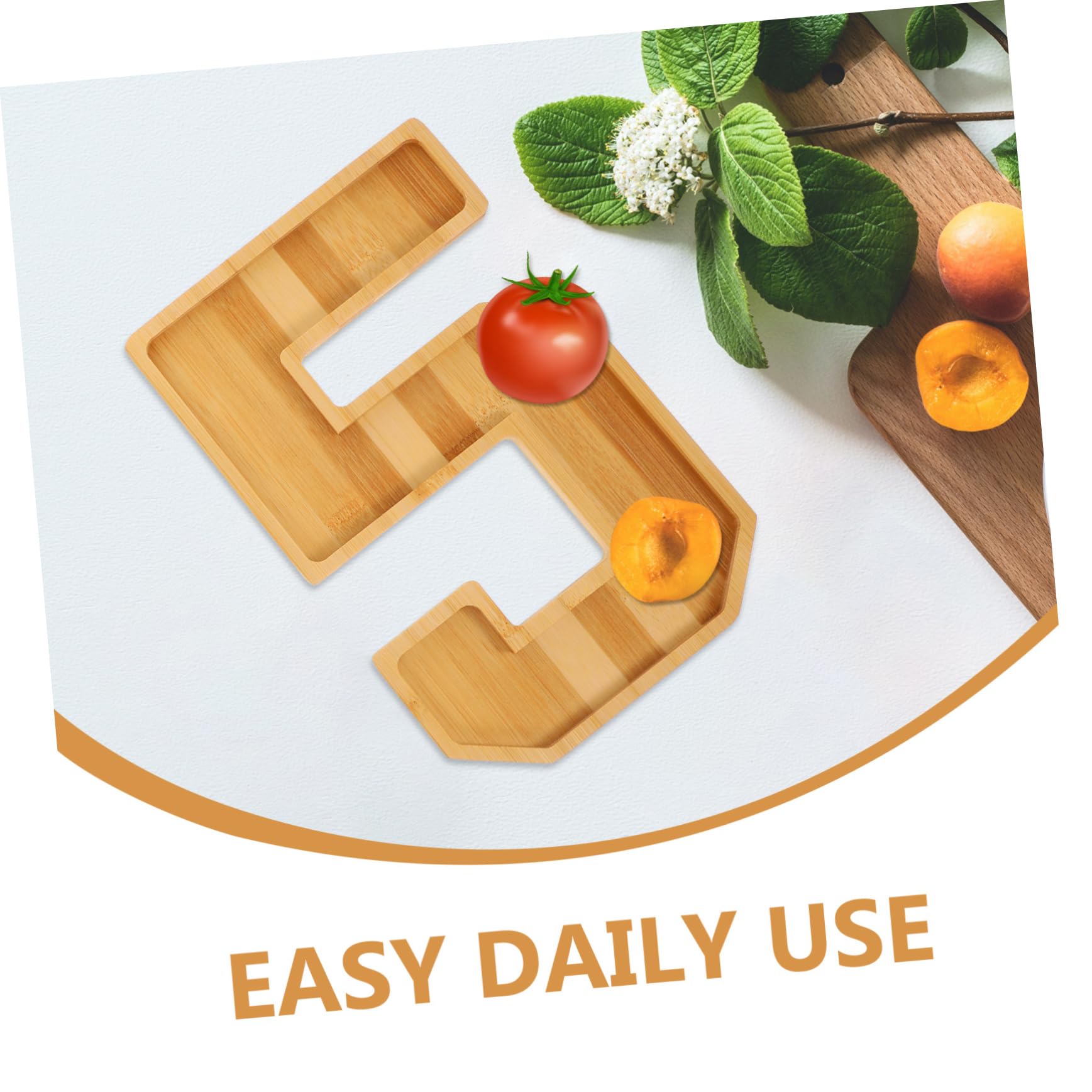 ULTECHNOVO 1juego Bandeja De Charcutería Grande Forma De Número Decoración De Año para Frutas Snacks y Resistente y para Reuniones Familiares