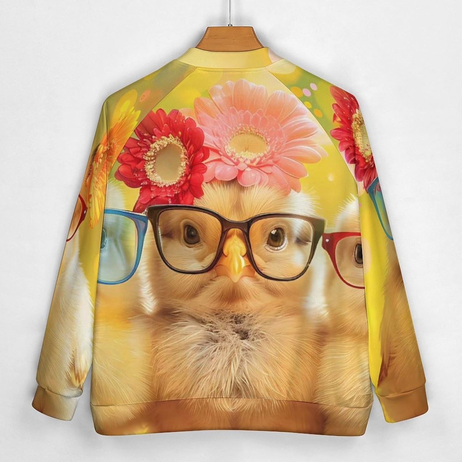 Chicken Baseball Jacket Casual Sportswear Bomber Jacket Coat for Men Women