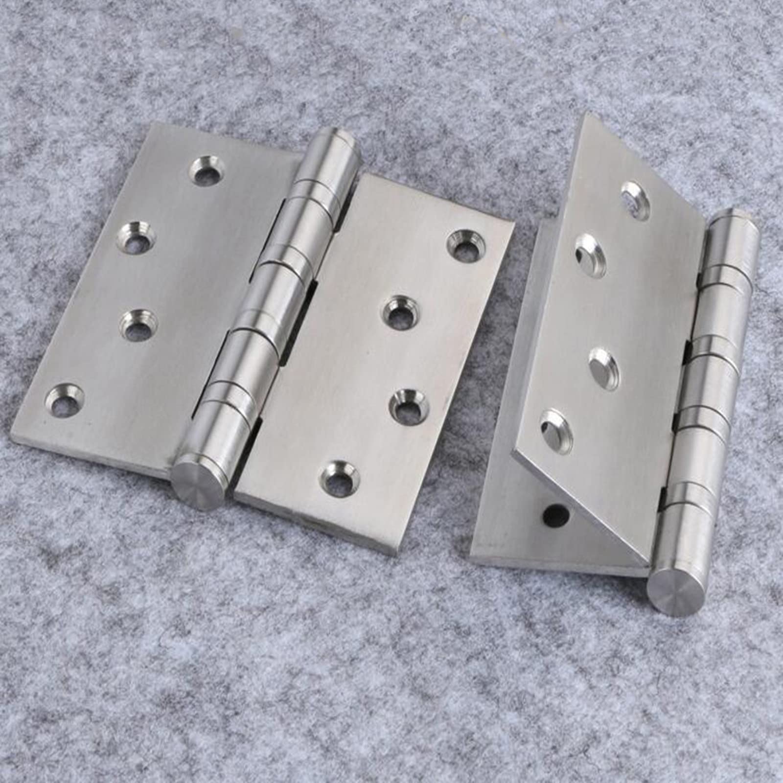 Zawias meblowy, 101 mm (4 cale) łożysko kulkowe Zawiasy składane ze stali nierdzewnej do mebli domowych Zawias do drzwi - 4 szt.
