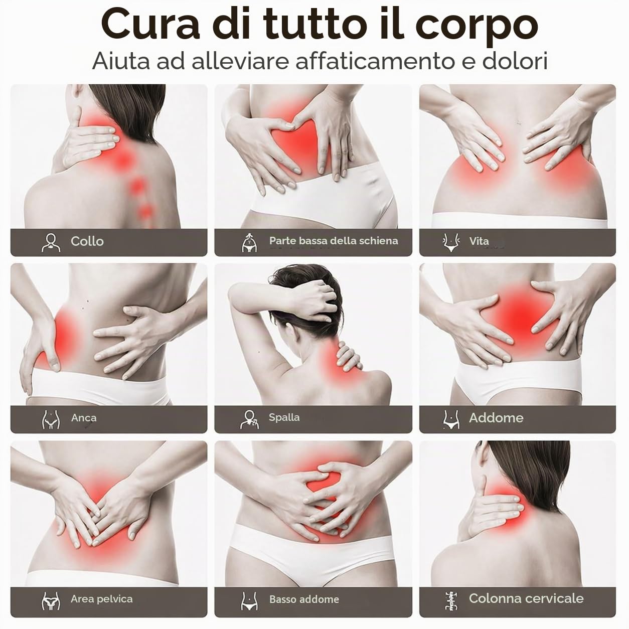 Jade - Tappetino riscaldante a infrarossi lontano con tormalina e ametista, tappetino termico in cristallo biologico con controller intelligente e spegnimento automatico, per alleviare il dolore di