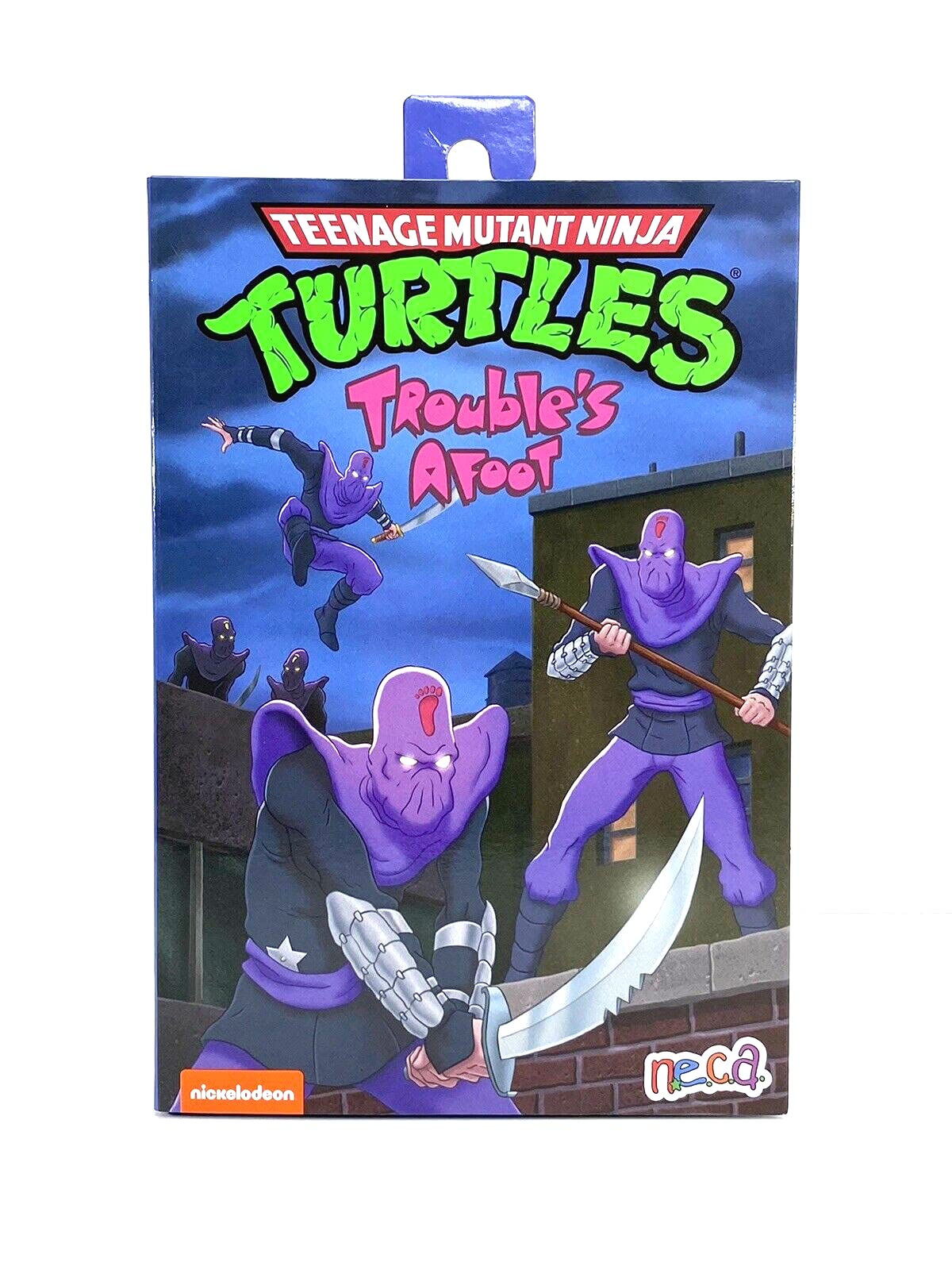 Figurine NECA Teenage Mutant Ninja Turtles Action Figure (Vol No.3) - Ultimate Foot Soldier Trouble's Afoot