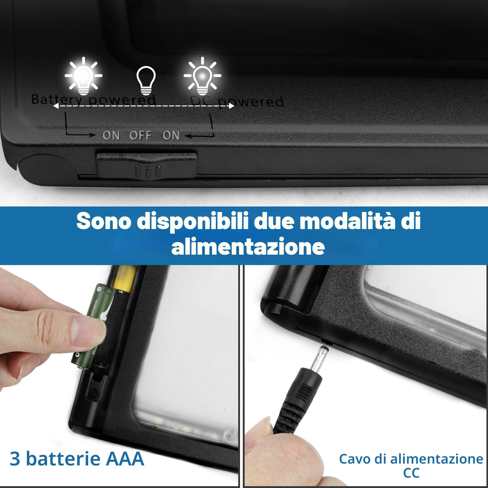 NZQXJXZ Lente Ingrandimento con Luce, 5X Lente d'ingrandimento a Mani Libere con 50 Luci LED, Lente più Grande, Lente di Ingrandimento Rettangolare Dotato di Cordino e Supporto, per Libro, Anziani