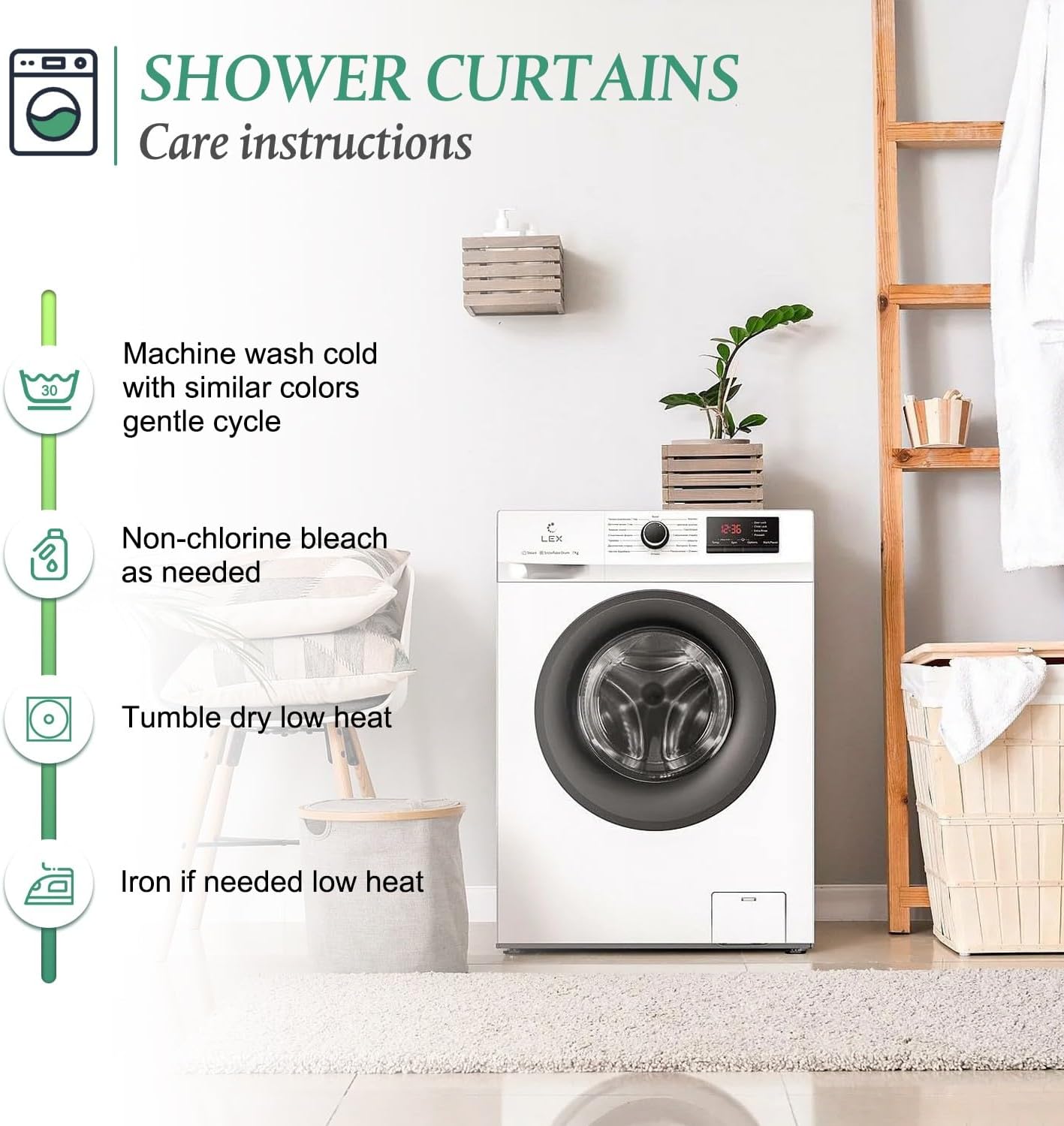 Homewelle Gothic Moth Skull Shower Curtain Mysterious Butterfly Flowers Plants 60Wx72H Inch Vintage Floral Retro Leaves Moon Night Starry Sky Stars Black Waterproof Polyester Fabric Bathroom Bathtub