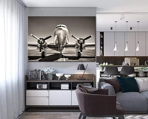 Miniatura 9 de Decoración militar de avión AC-130, decoración de pared de cañón de aire, póster de aviación, arte de pared de aviación, póster de avión de