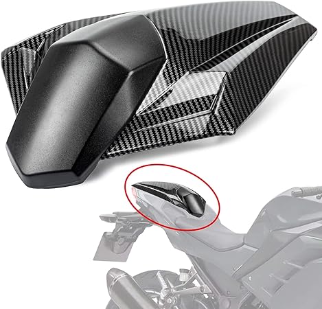 Amazon バイク オート シングルシートカウル シートカバー 黑 Absプラスチック製 対応車種 カワサキ Z250 13 16年 カーボン リア シートカウル 車 バイク