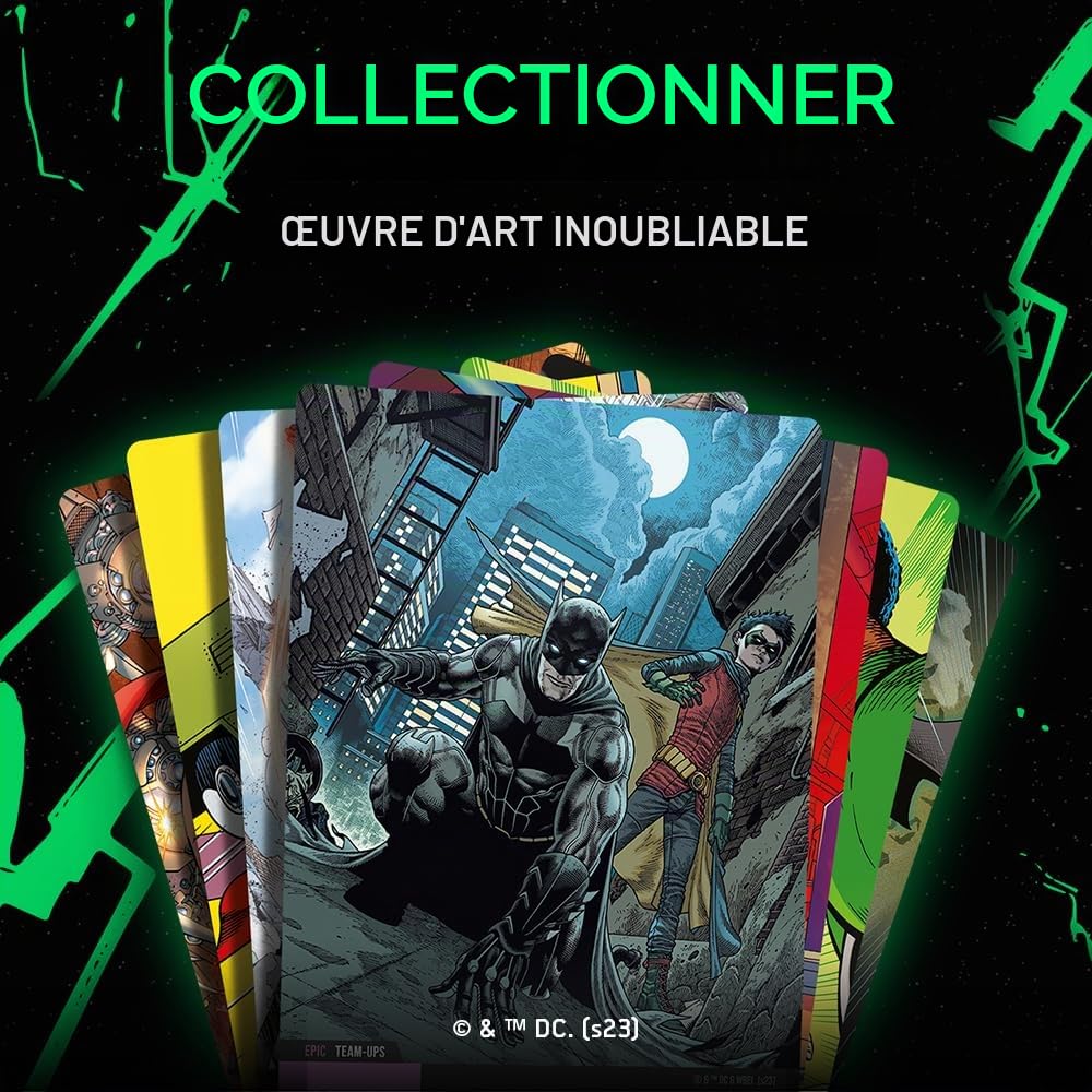 HRO - Cartes à collectionner hybrides DC Comics : Chapitre 4 The Flash - Pack Starter Box – 8 boosters - 58 cartes au total