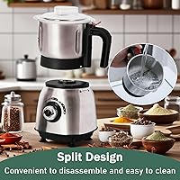 Vista 2 de Electric Grinder for Kitchen - 500W Grain Mill with 3 Stainless Steel Blades, Versatile Spice Grinder for Coffee, Grinding Spices, Bean, Grains