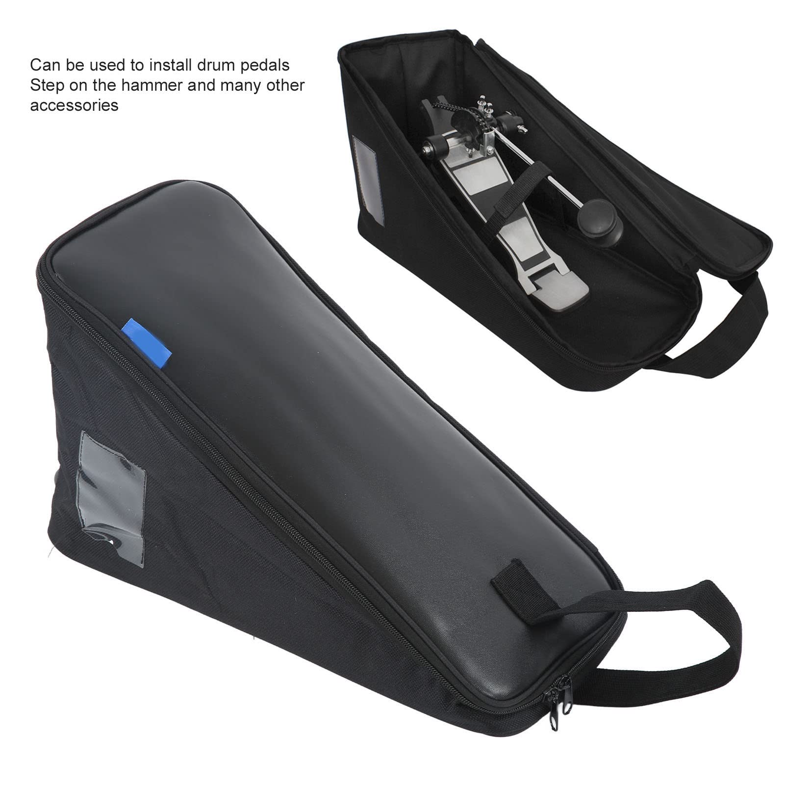 Borsa per Pedali per Batteria Eujgoov Borsa per il Trasporto Impermeabile a Pedale Singolo Accessorio per Custodia Nera per Strumenti Musicali