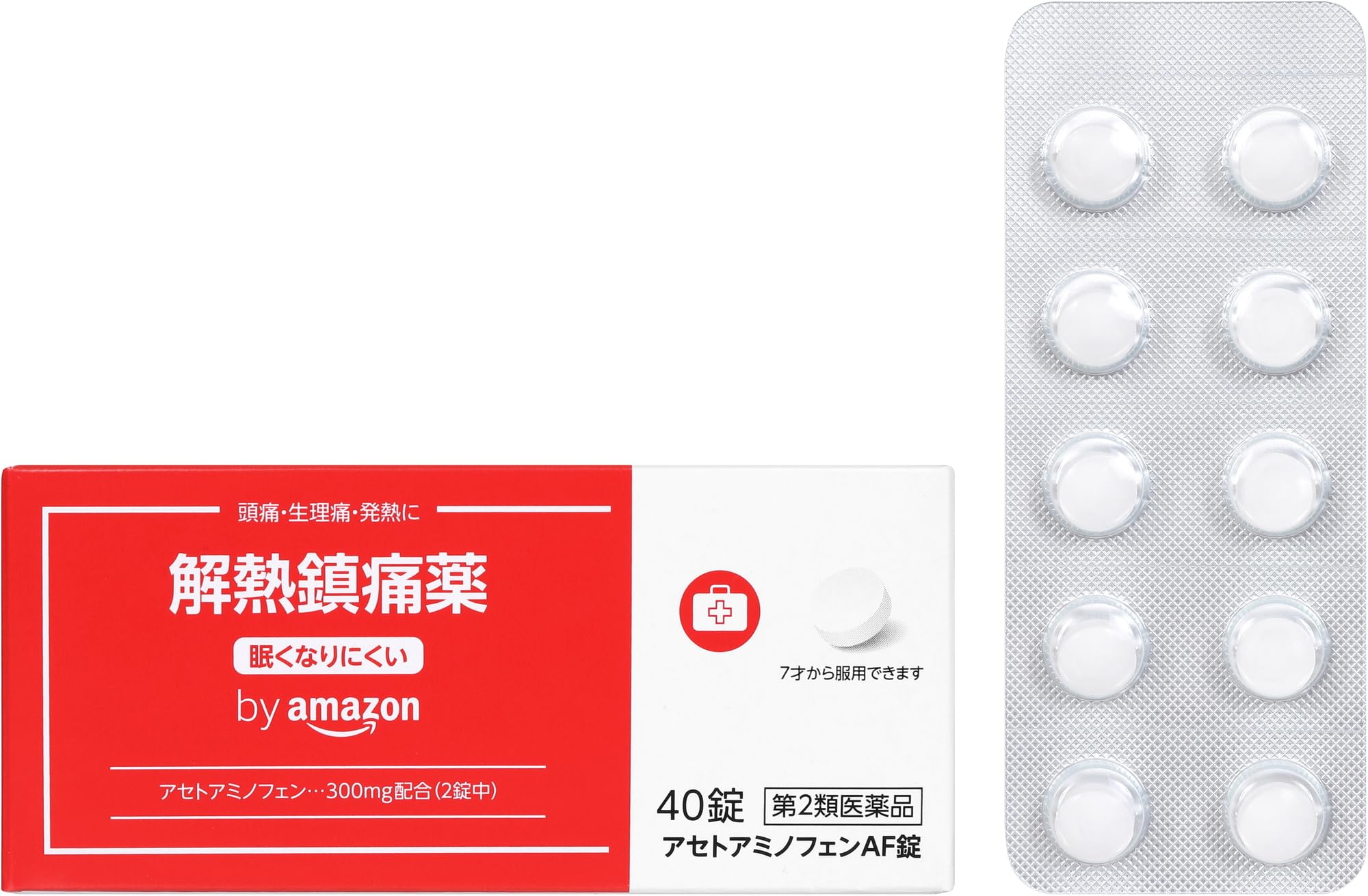 【ブラックフライデー】【462円】 by Amazon 第2類医薬品 頭痛・生理痛・発熱 アセトアミノフェンAF錠 40錠