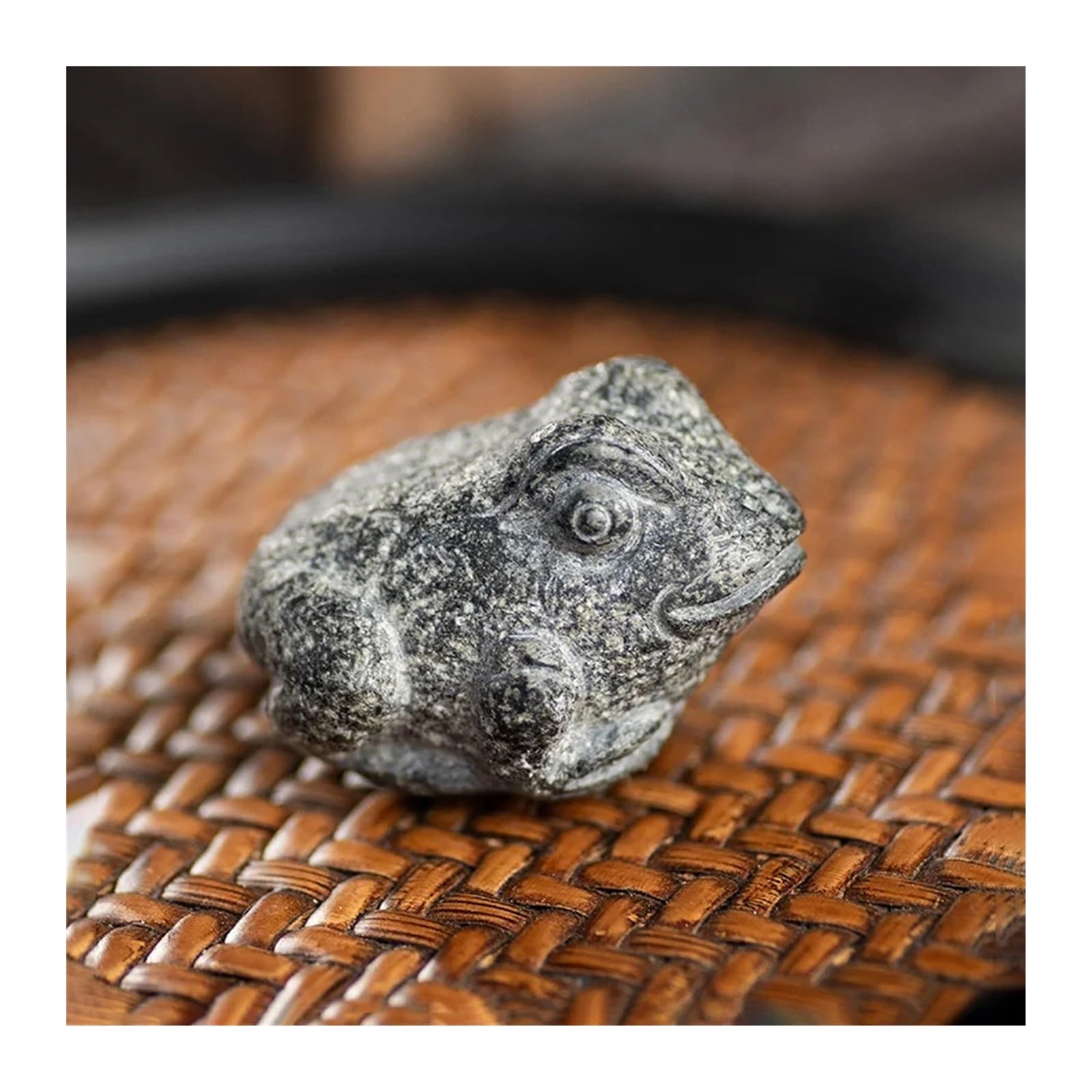 dekoracja do domu Lucky Frog statua herbata zwierzątko figurka zwierzątko kamień Teaware biurko ozdoba stołu ręcznie robione dekoracje do domu kreatywne rzemiosło rzeźba artystyczna