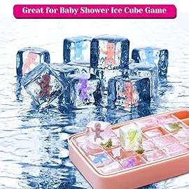 selizo Mini Plastic Babies for Baby Shower, 300pcs Tiny Baby Figurines Mini Babies Bulk for Ice Cube Babies, Small King Cake Babies, My Water Broke Baby Shower Games (6 Colors)