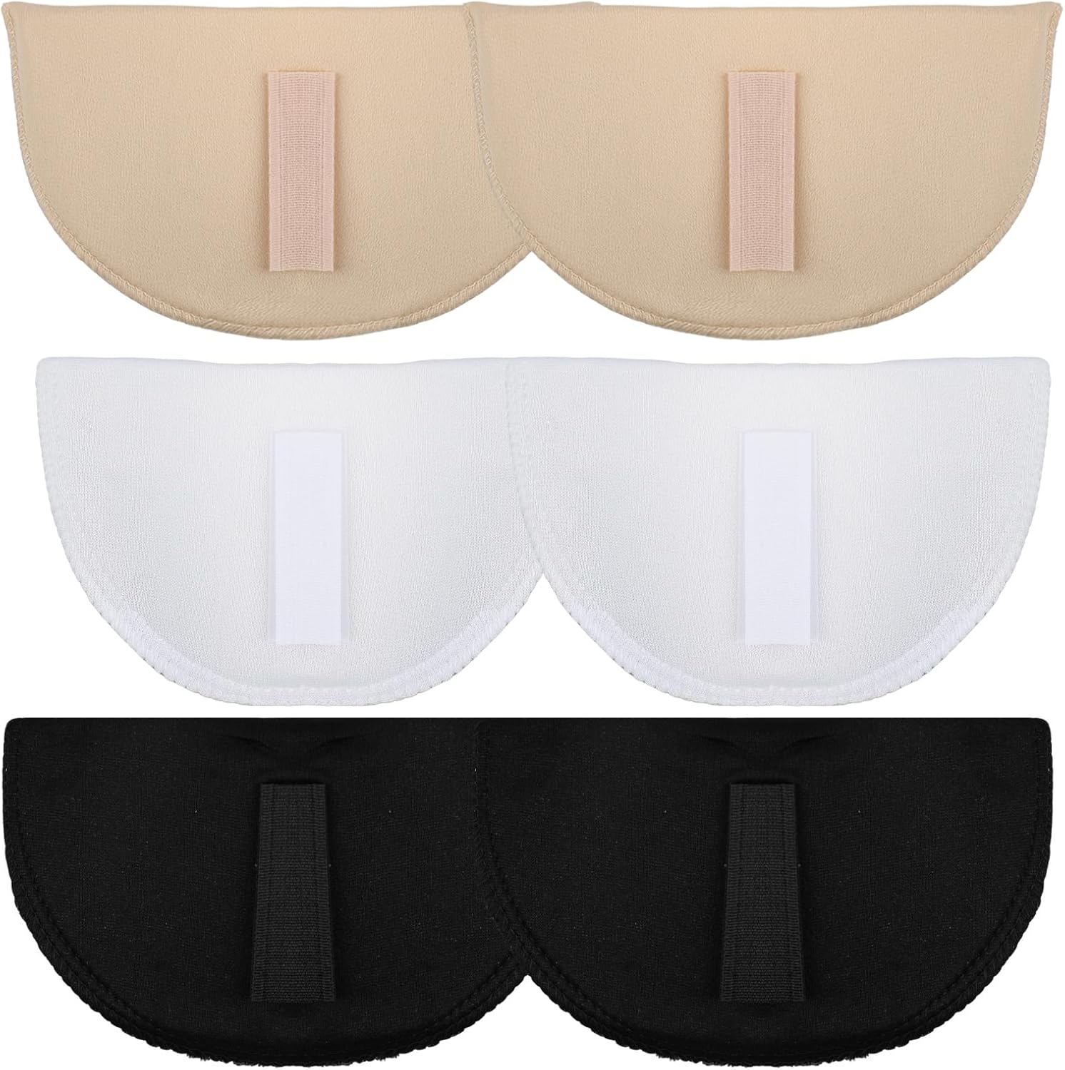 3 Pairs Shoulder Pads for Women Clothes, No-Sewing Required Anti-Slip Detachable Reusable Soft Sponge Shoulder Pads, for Sloping High Low Shoulders, Enhance Shoulder Shape of Blazers, Coat, Outerwear - Image 7