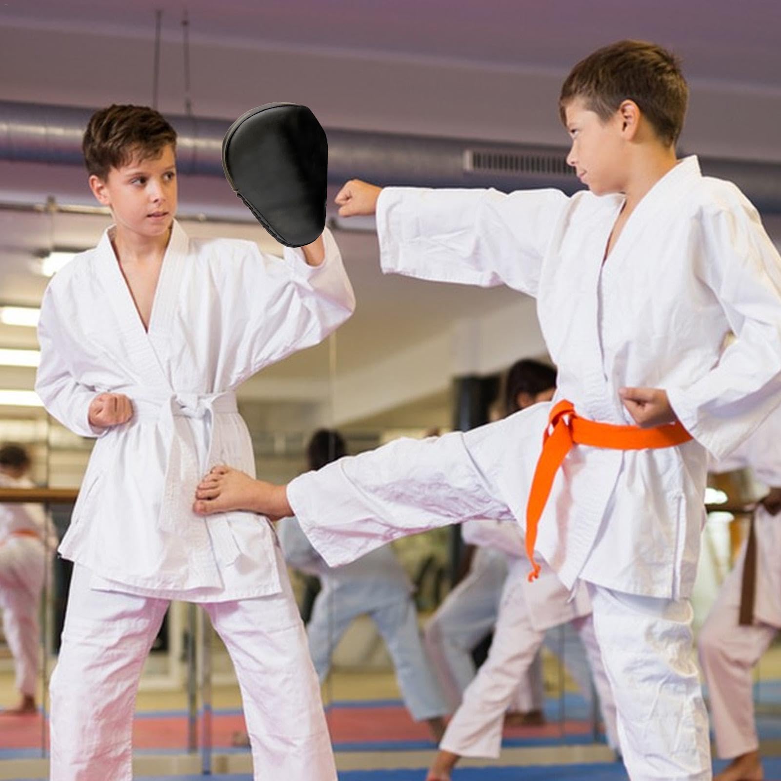 Guanti Boxe 2 Pezzi Guanti Da Messa A Fuoco Curvi - Guanti E Cuscinetti Boxe - Guanti Da Boxe Muay Thai | Per MMA, Kickboxing, Arti Marziali - Punzonatura Imbottita, Coaching Strike Shield