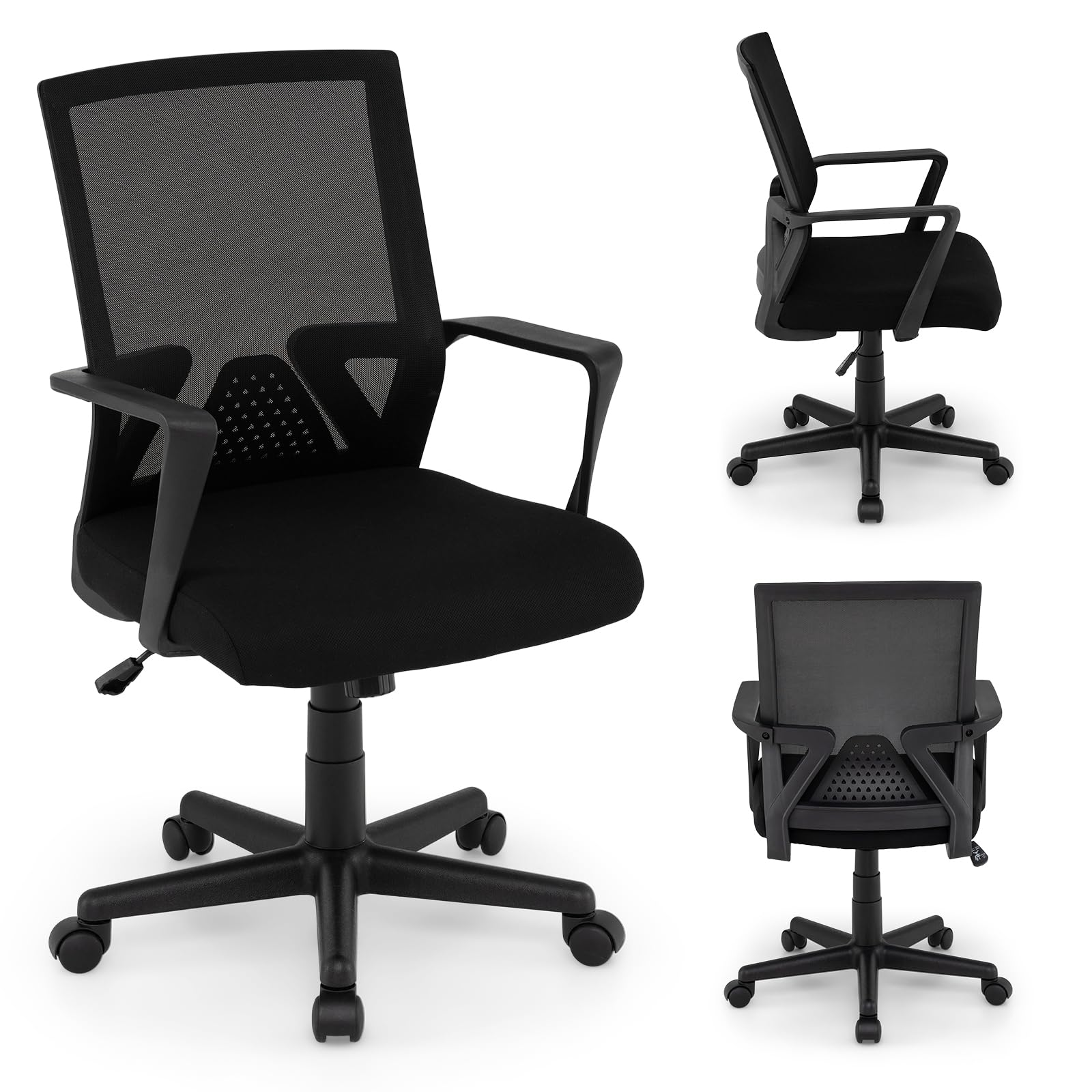 Amazon.com: Giantex Office Desk Chair with Lumbar Support