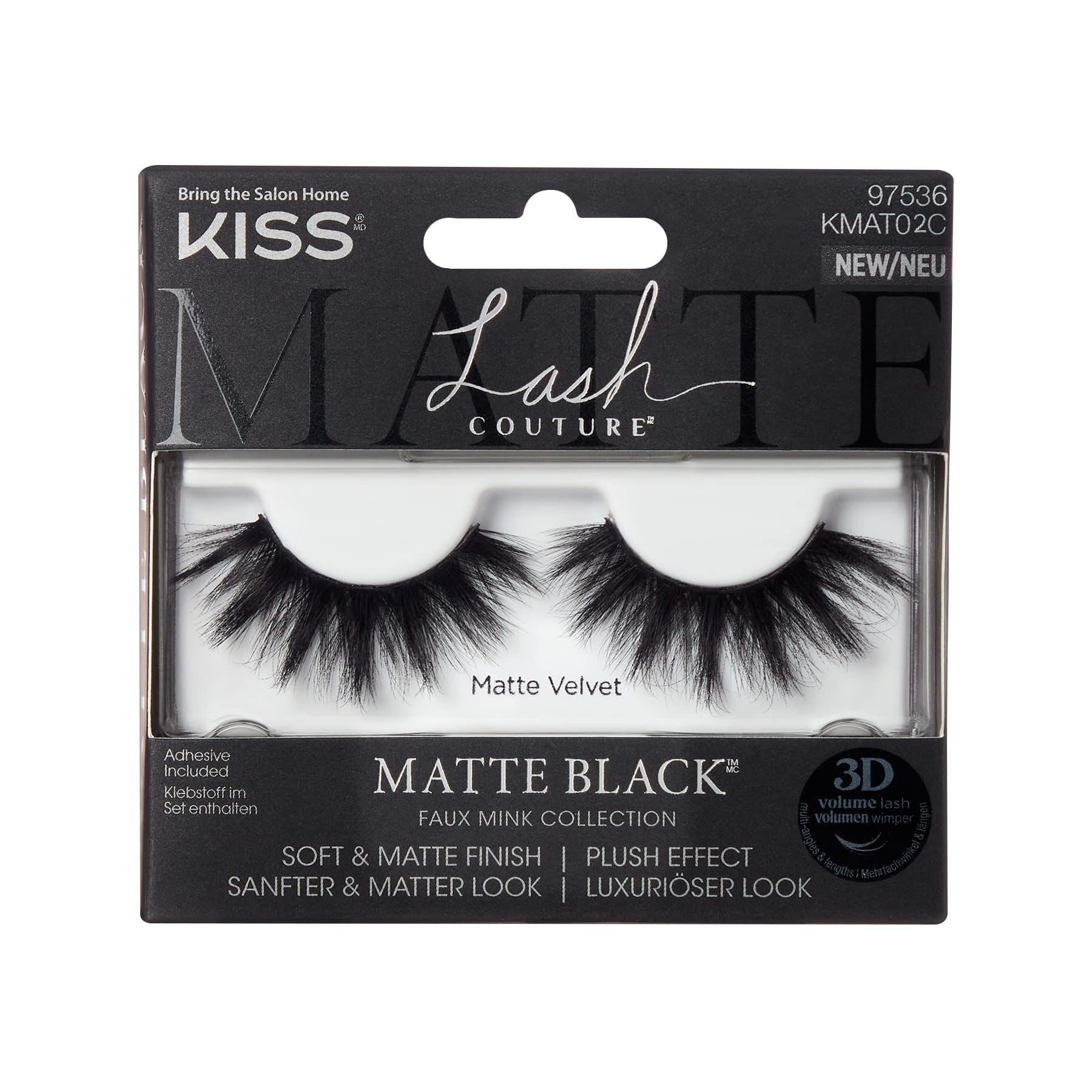 KISS Lash Couture Matte Black 02