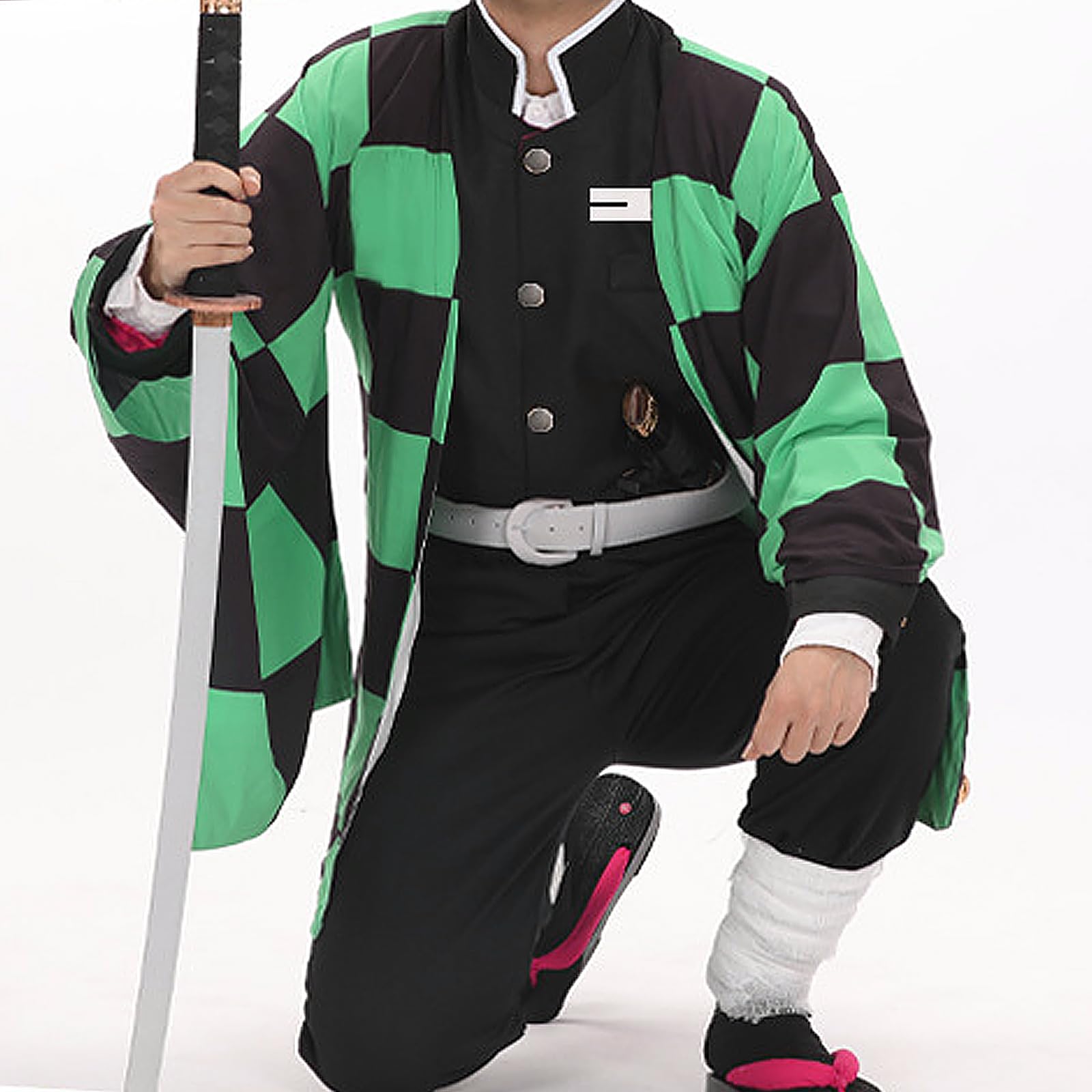 Tanjirō Giyū Shinobu Zenitsu kostium anime, demon, cosplay, płaszcz na Halloween, karnawał