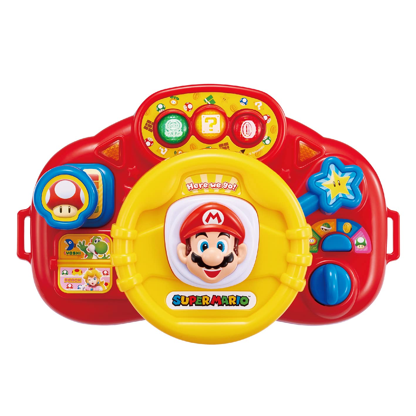 Amazon.co.jp: ジョイパレット(JOYPALETTE) スーパーマリオ Here We Go! スーパーマリオ ドライブだいすきハンドル  : おもちゃ