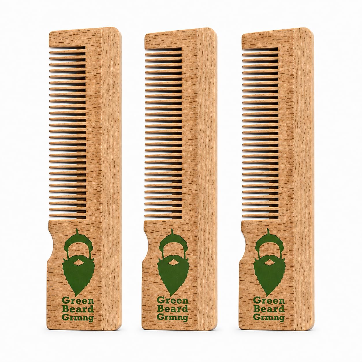 Naturally Normal Bamboo Pocket Comb (3-Pack) – Sustainable Wood Combs that Plant Trees by Green Beard Grmng