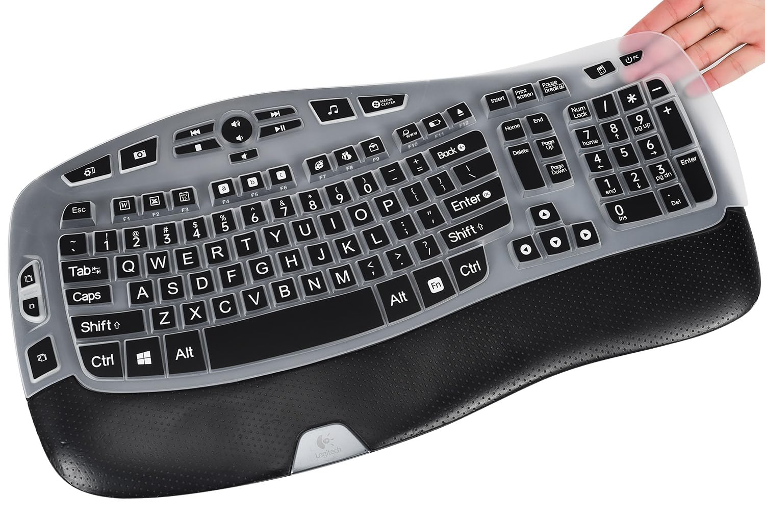 Custodia Da Viaggio In Neoprene Per Tastiera Logitech MK570/MK550 – Antiurto, Antipolvere, Con Tasca Per Mouse