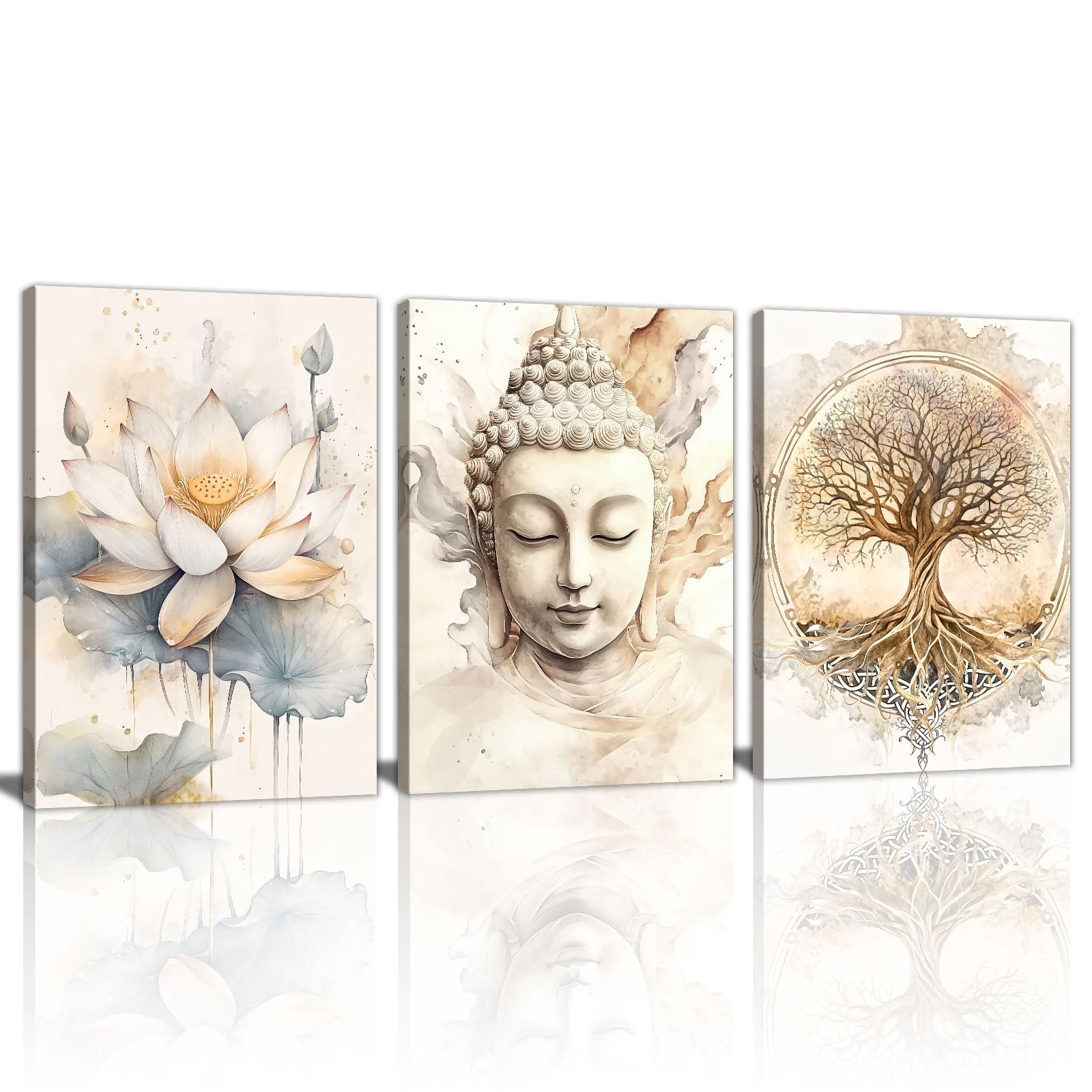 Abstract Mountain Art Prints - 3 Panel Canvas Wall Decor -12