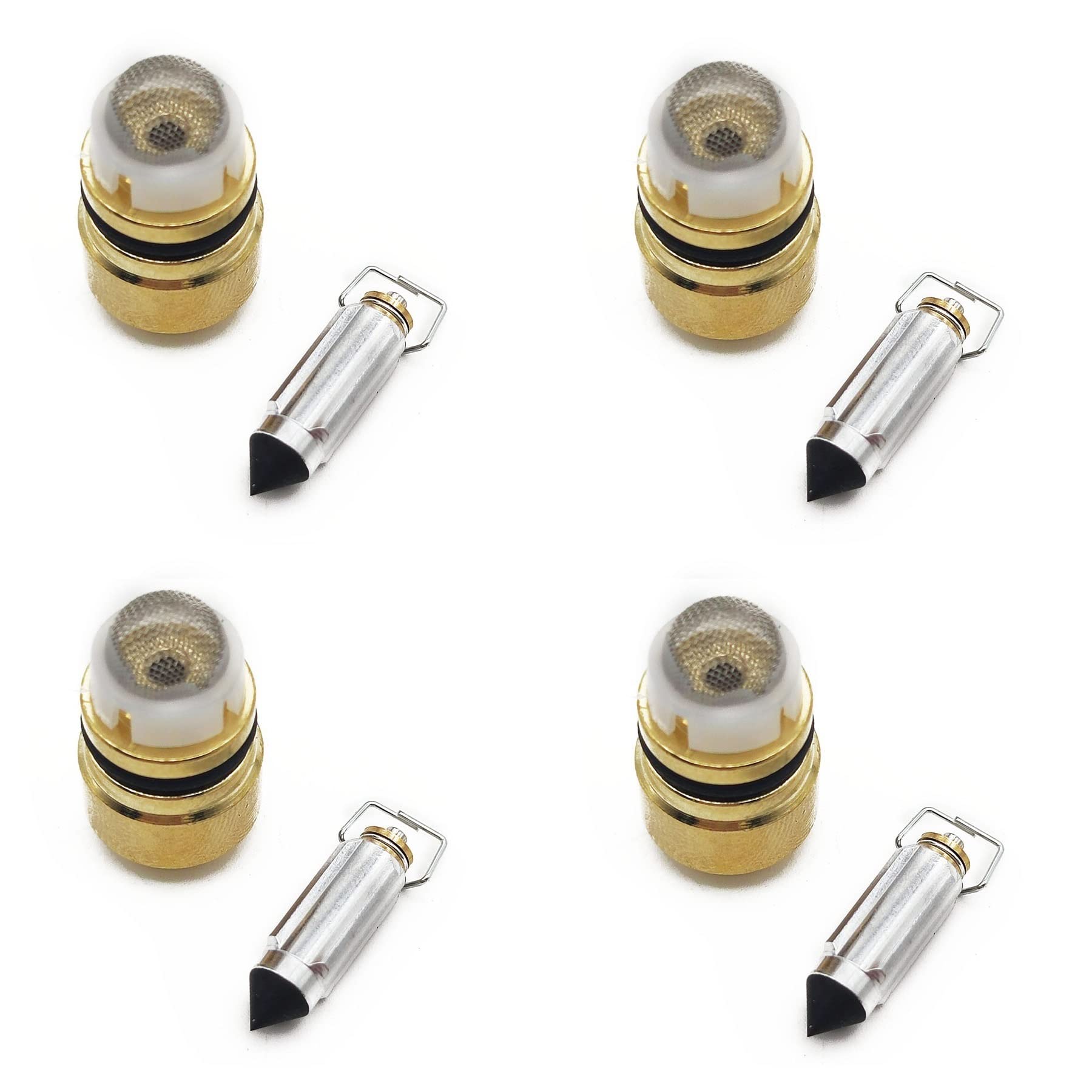 4pcs Motorcycle carburetor repair kit floating needle seat parts for yamaha XVZ1300TF XVZ 1300 TF Royal Star Venture VP091
