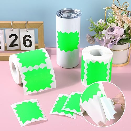 Miniatura 3 de Gueevin 1000 etiquetas de precio, calcomanías de gran venta a granel, letreros extraíbles e impermeables para ventas de garaje, recaudación de