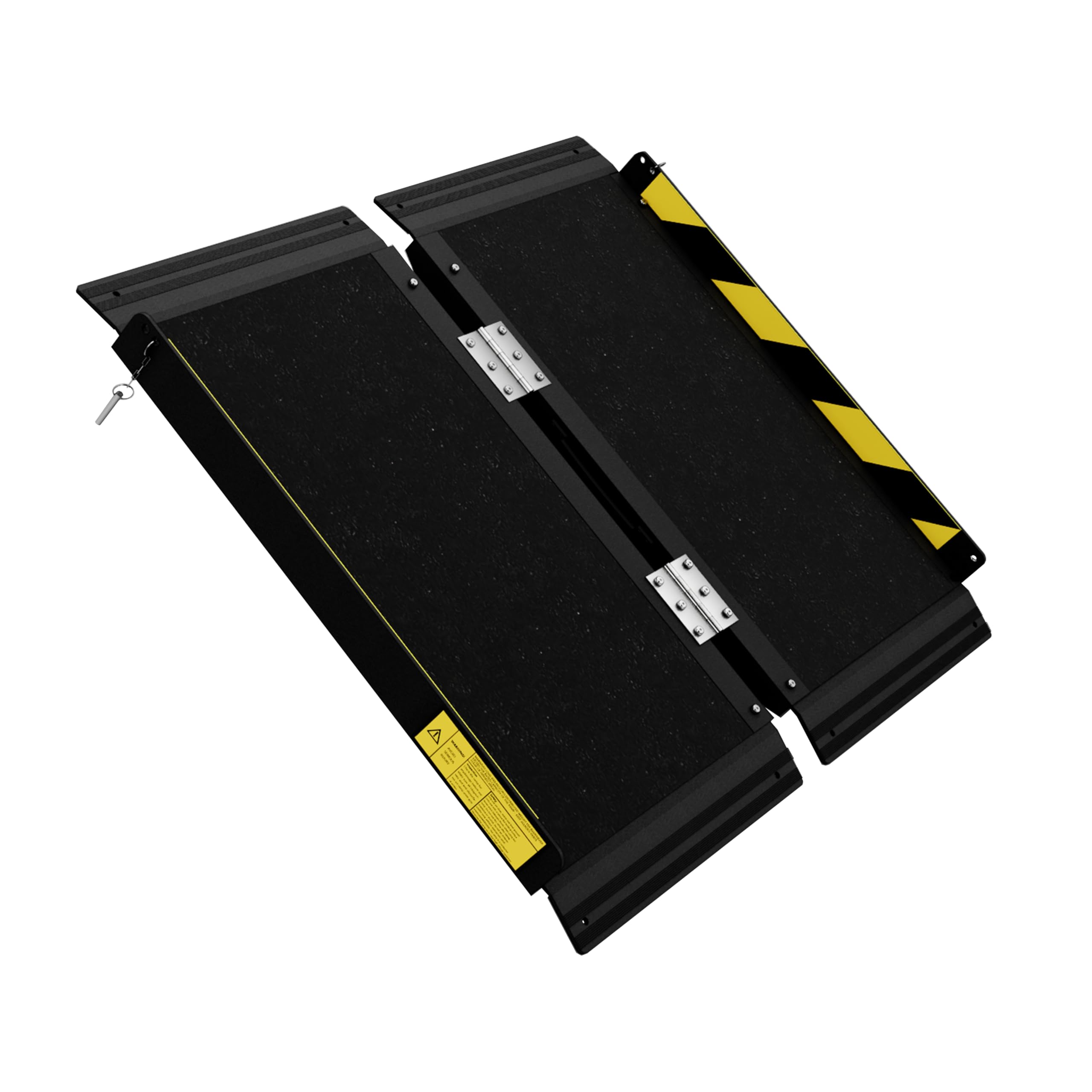 NEOWISM 2ft Wheelchair Ramp for Threshold Protable Ramp Aluminum Folding Non-Slip Handicap Ramps for Home Wheelchairs Steps Driveway Scooter
