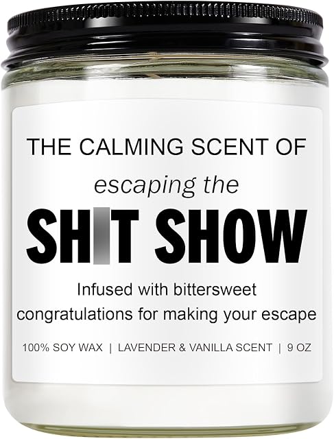 Sarcastic Farewell Candle