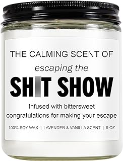 Sarcastic Candles, Going Away, Goodbye, Farewell Gifts for Coworkers - Retirement, Coworker Leaving Gifts for Women, Men - Leaving Job, Moving Away Presents for Friends, Boss, Work Bestie