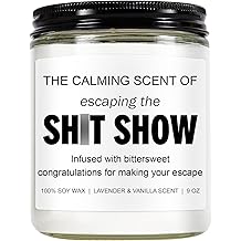 Bougies sarcastiques, d&eacute;part, au revoir, cadeaux d'adieu pour les coll&egrave;gues - Retraite, coll&egrave;gue quittant des cadeaux pour les femmes, les hommes - quitter son emploi, d&eacute;m&eacute;nager pr&eacute;sente pour ses amis, patron, travail bestie